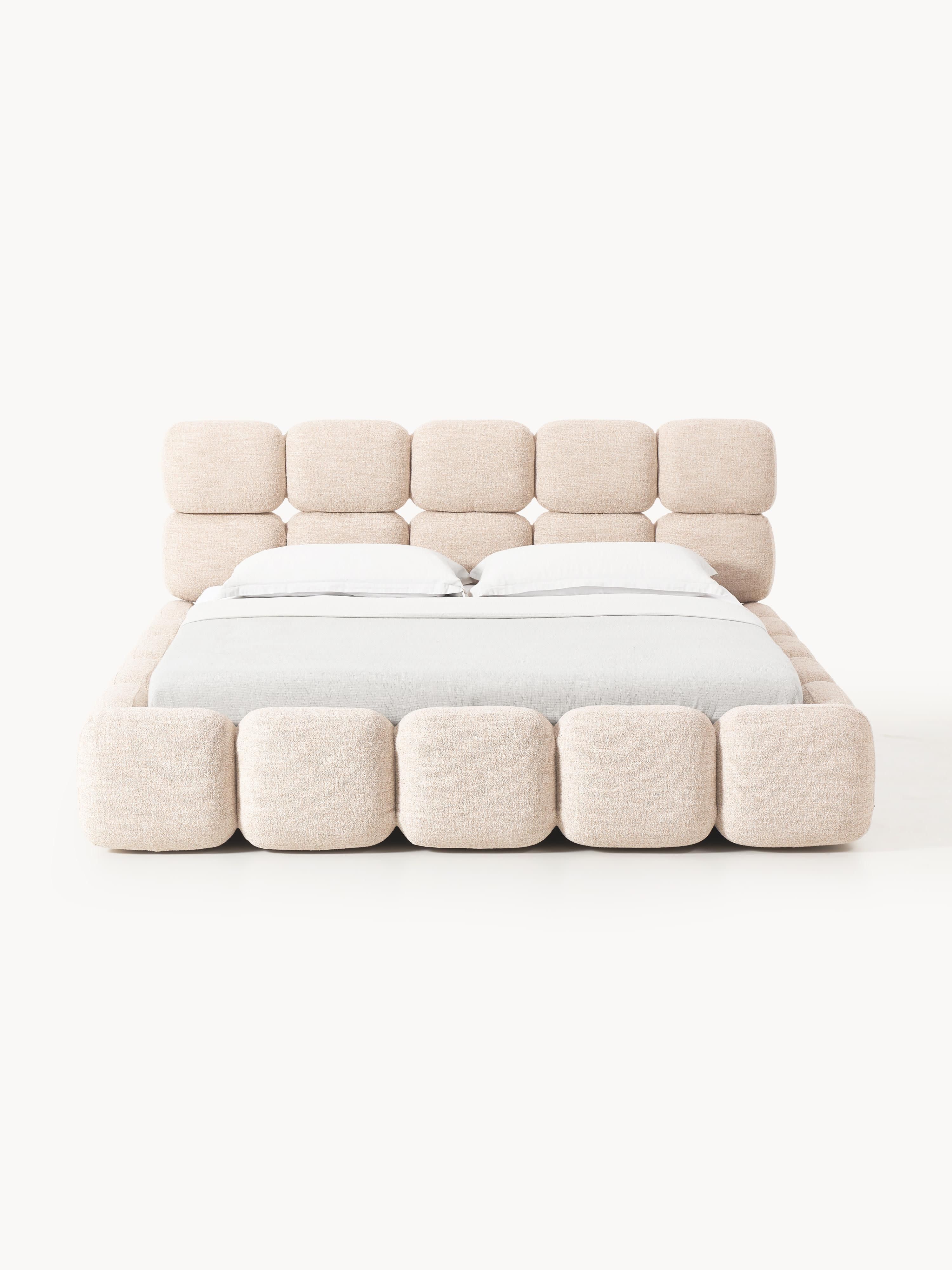 Tayla Upholstered Bouclé Bed
