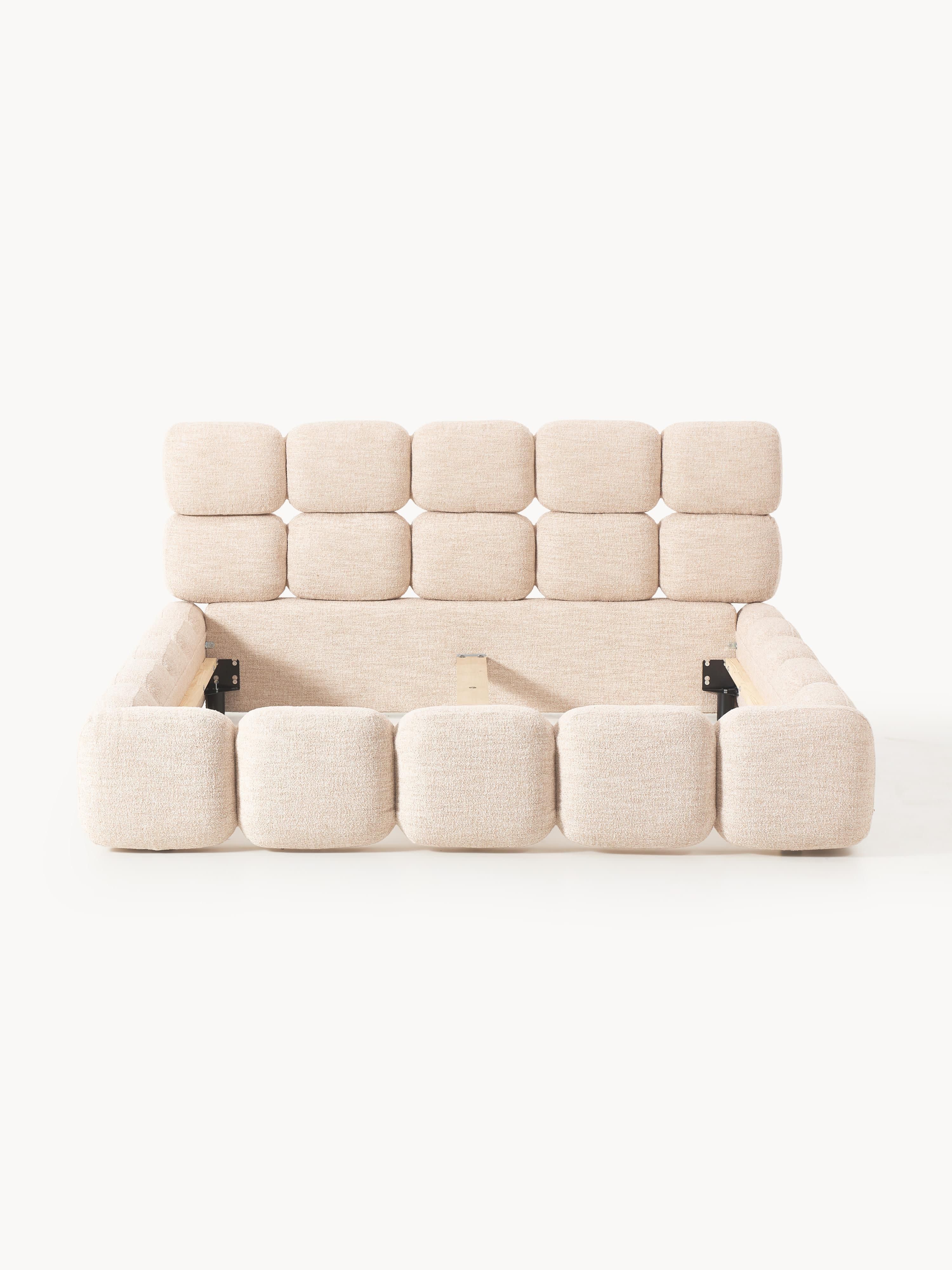 Tayla Upholstered Bouclé Bed
