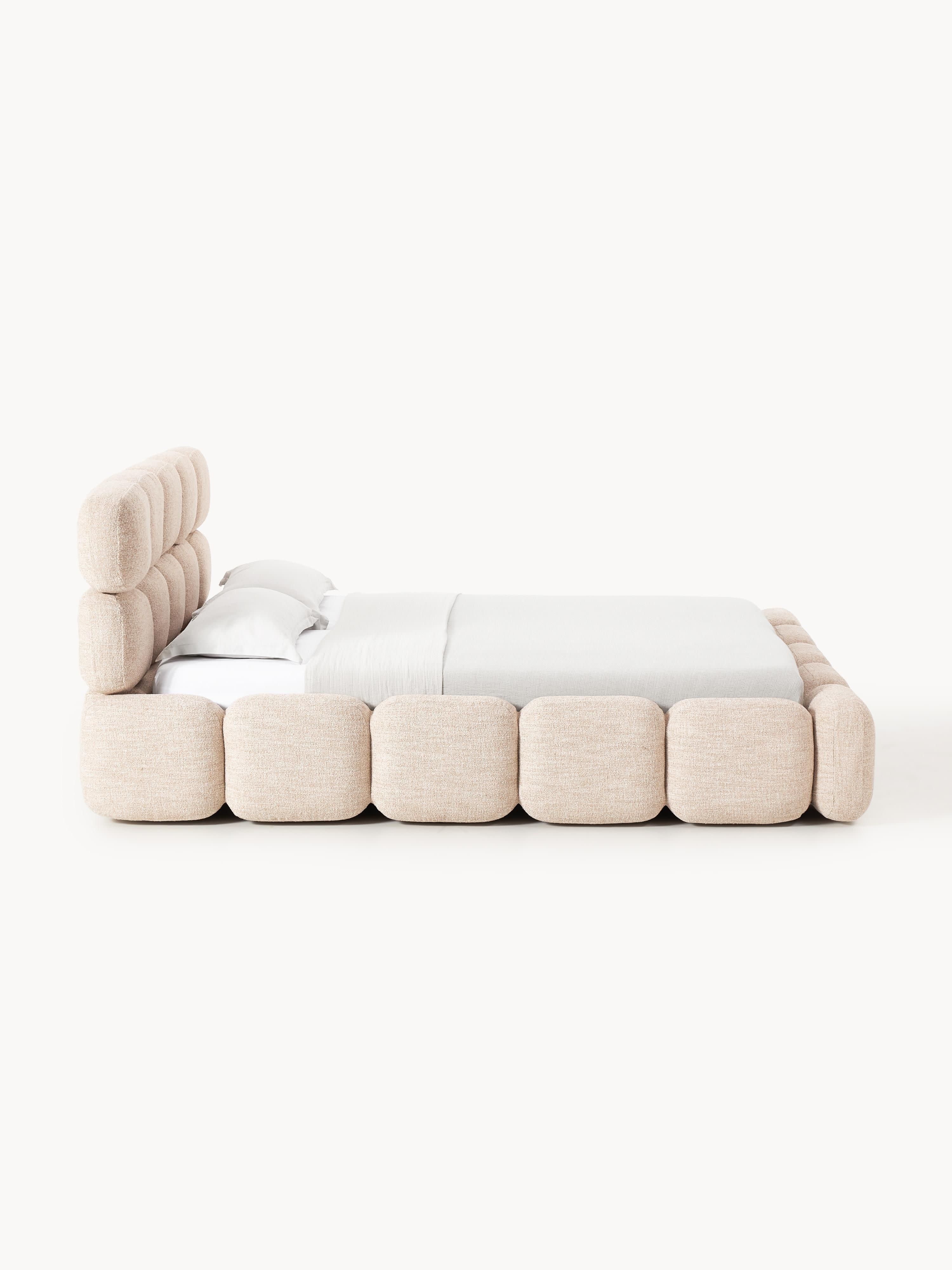Tayla Upholstered Bouclé Bed