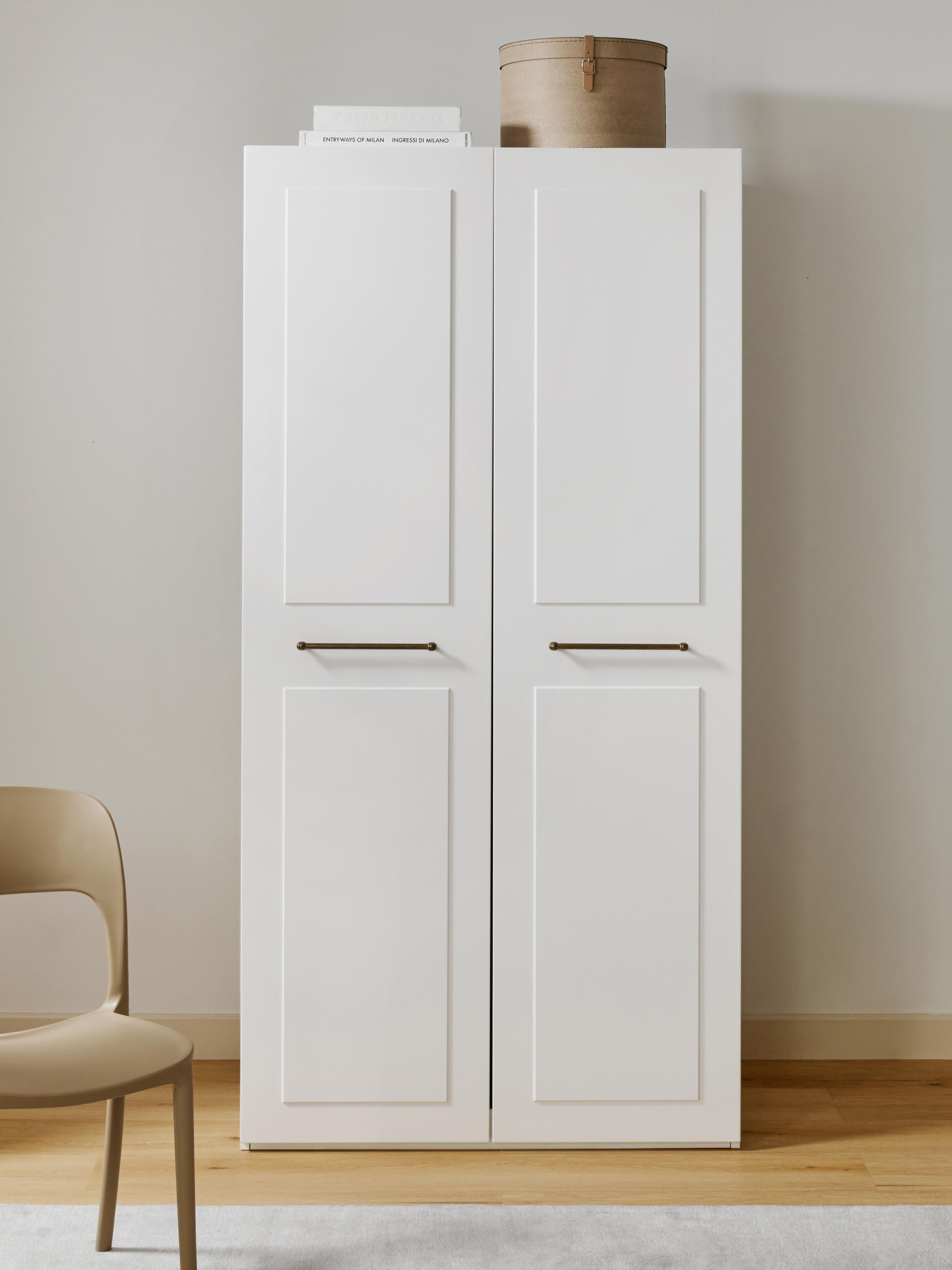 Charlotte Modular Hinged Door Wardrobe, 100 cm Wide, in various sizes