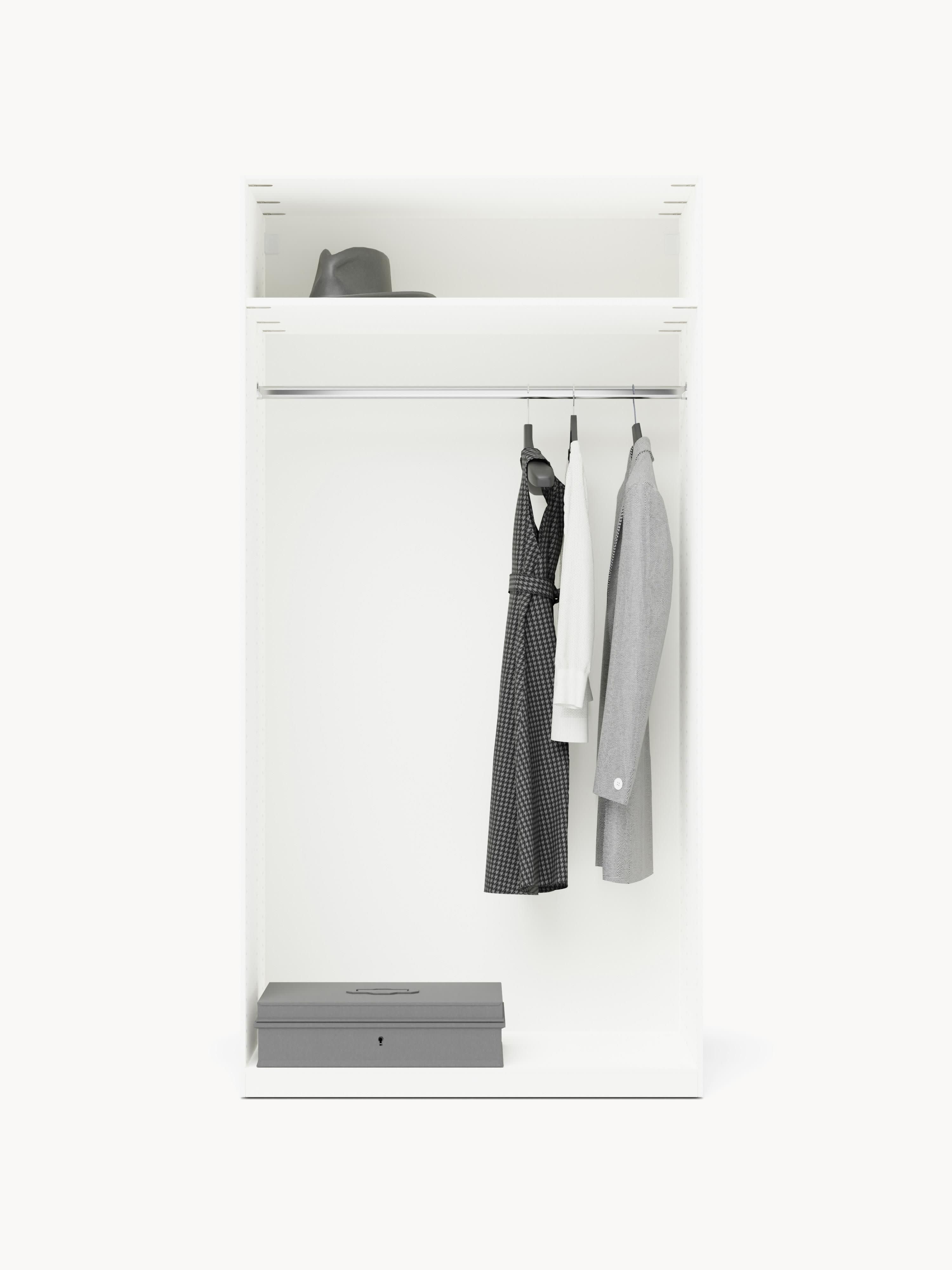 Charlotte Modular Hinged Door Wardrobe, 100 cm Wide, in various sizes