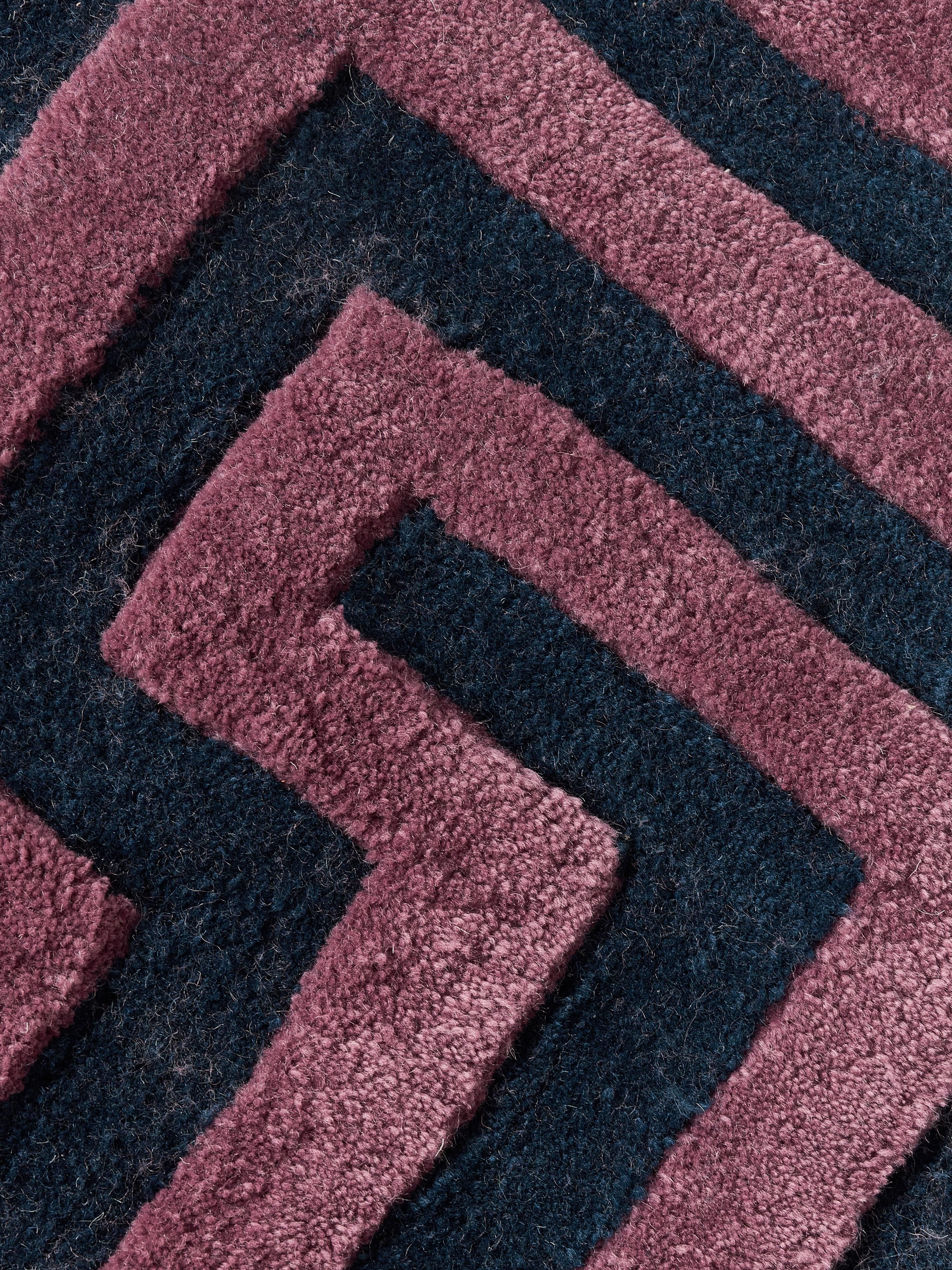 Monty High-Low Wool Rug, Hand-Tufted