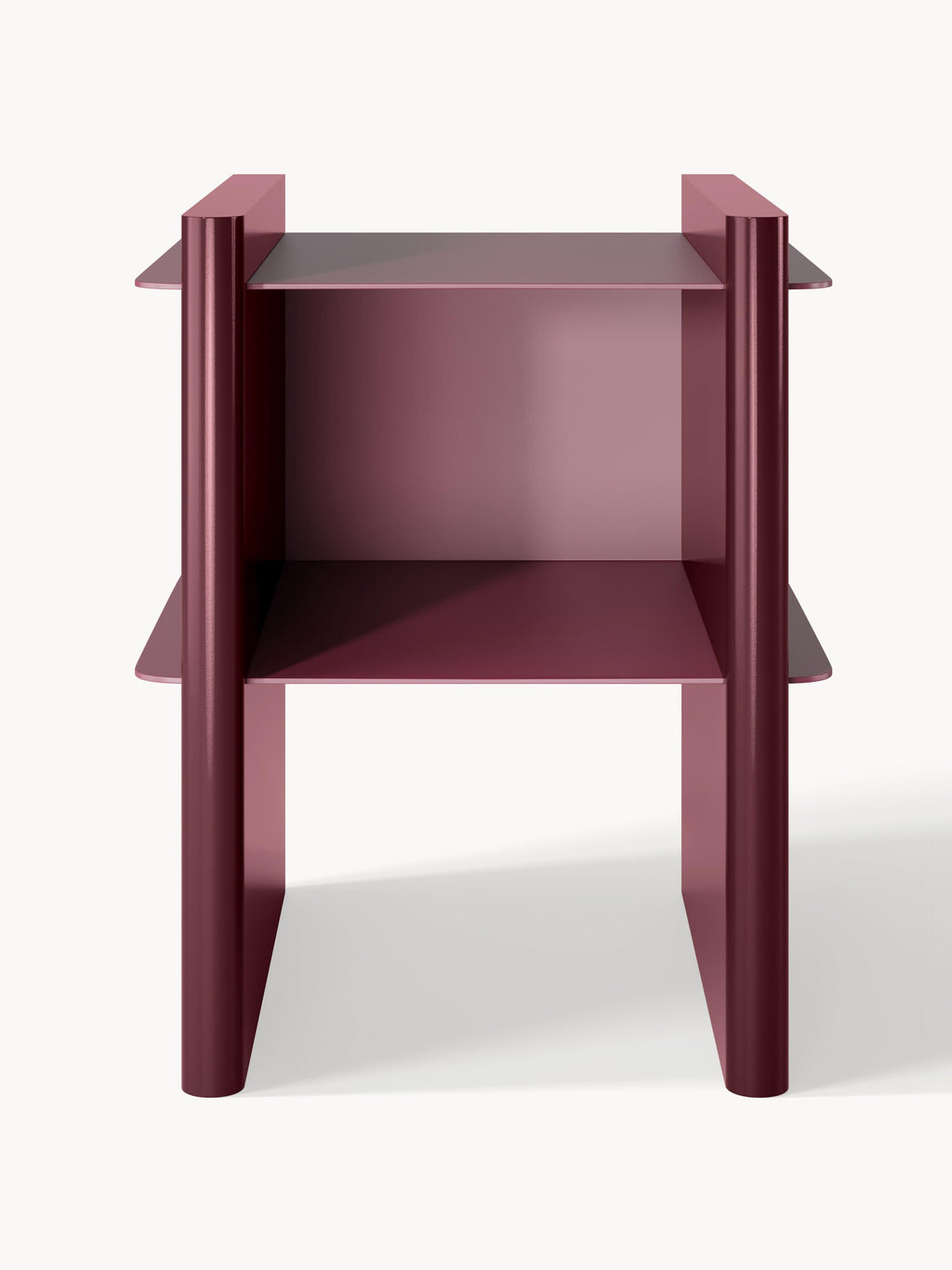 Rami Bedside Table with Metal Elements