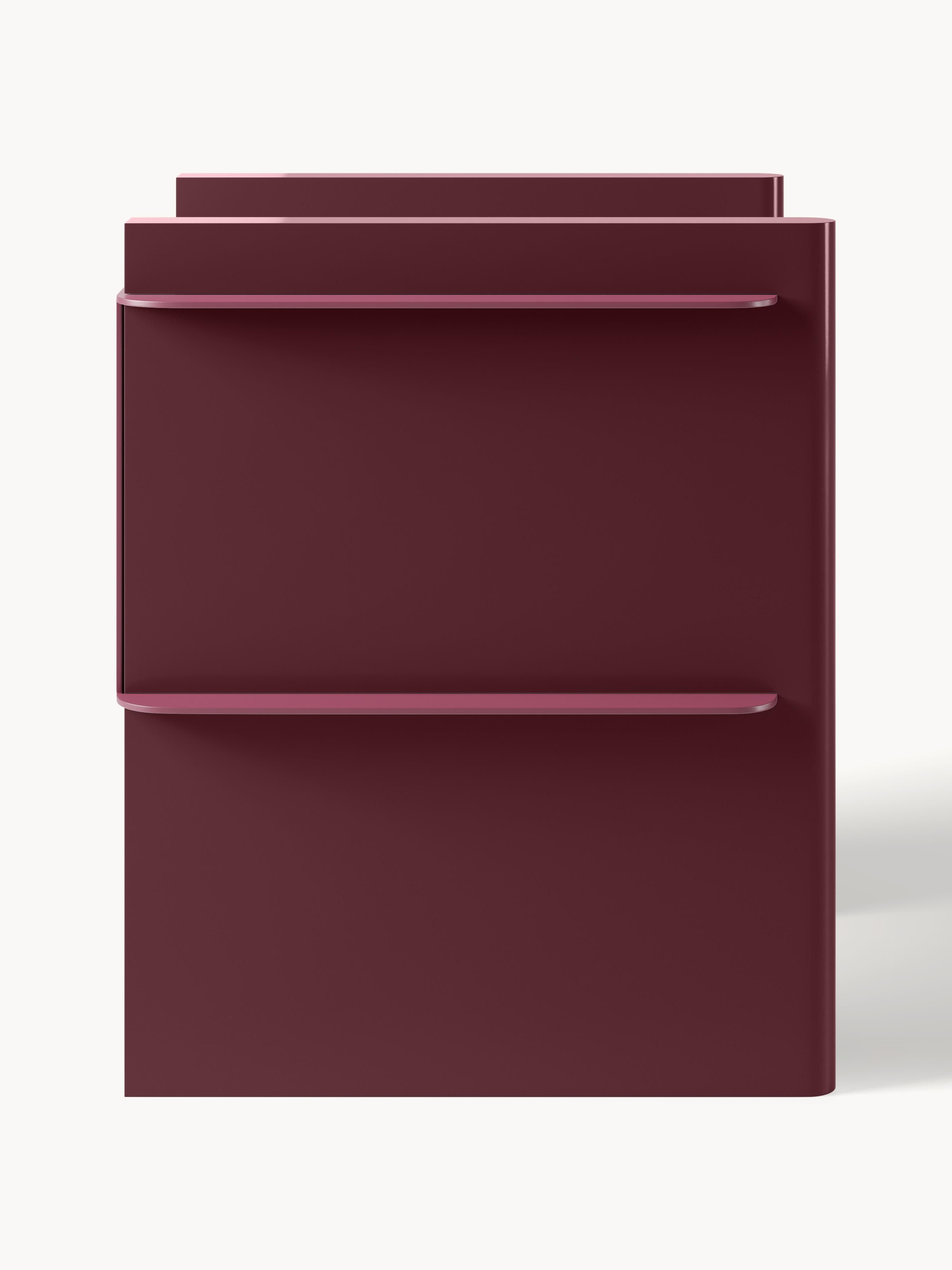 Rami Bedside Table with Metal Elements