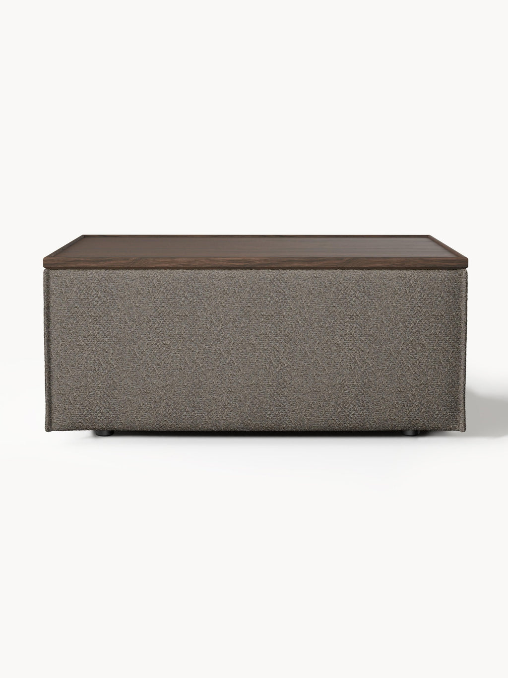 Lennon Bouclé Ottoman with Storage
