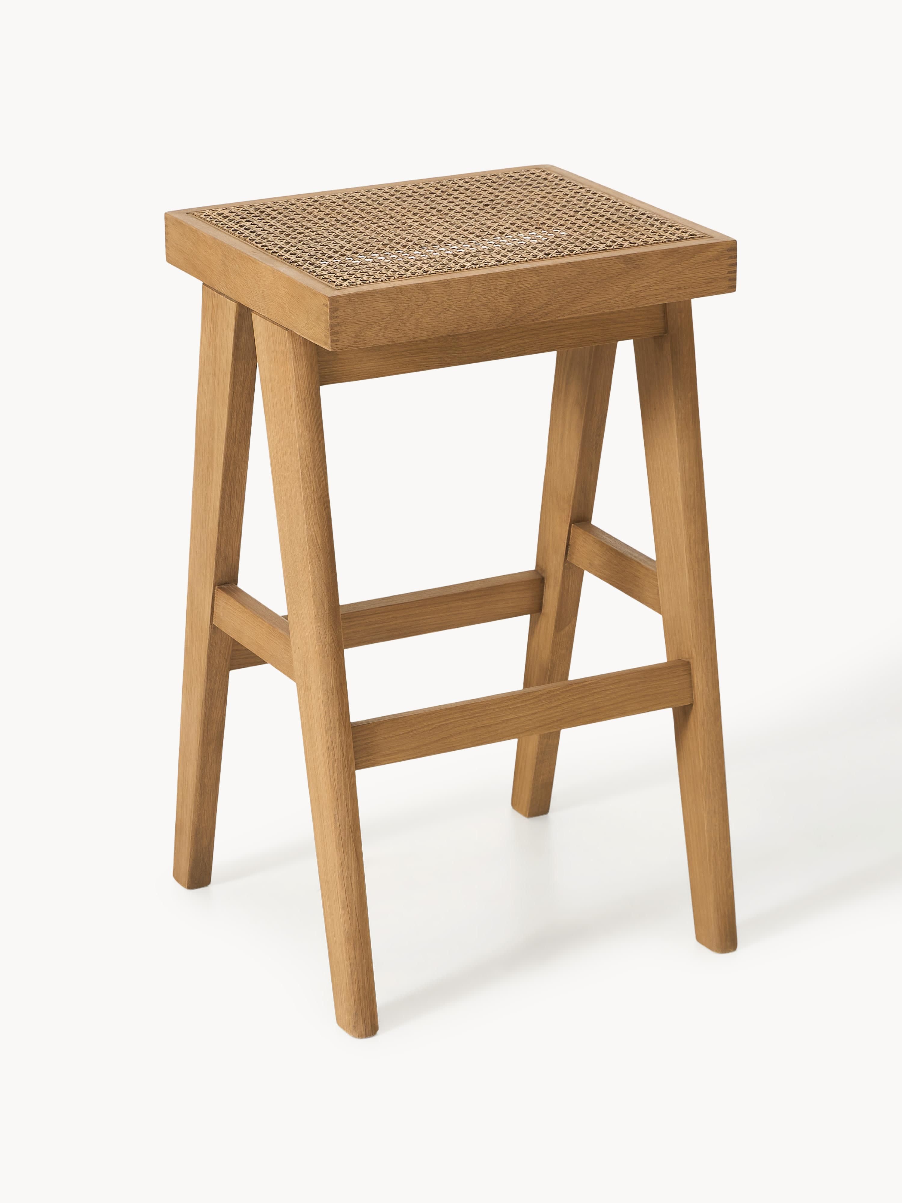 Sissi Bar Stool with Viennese Wickerwork