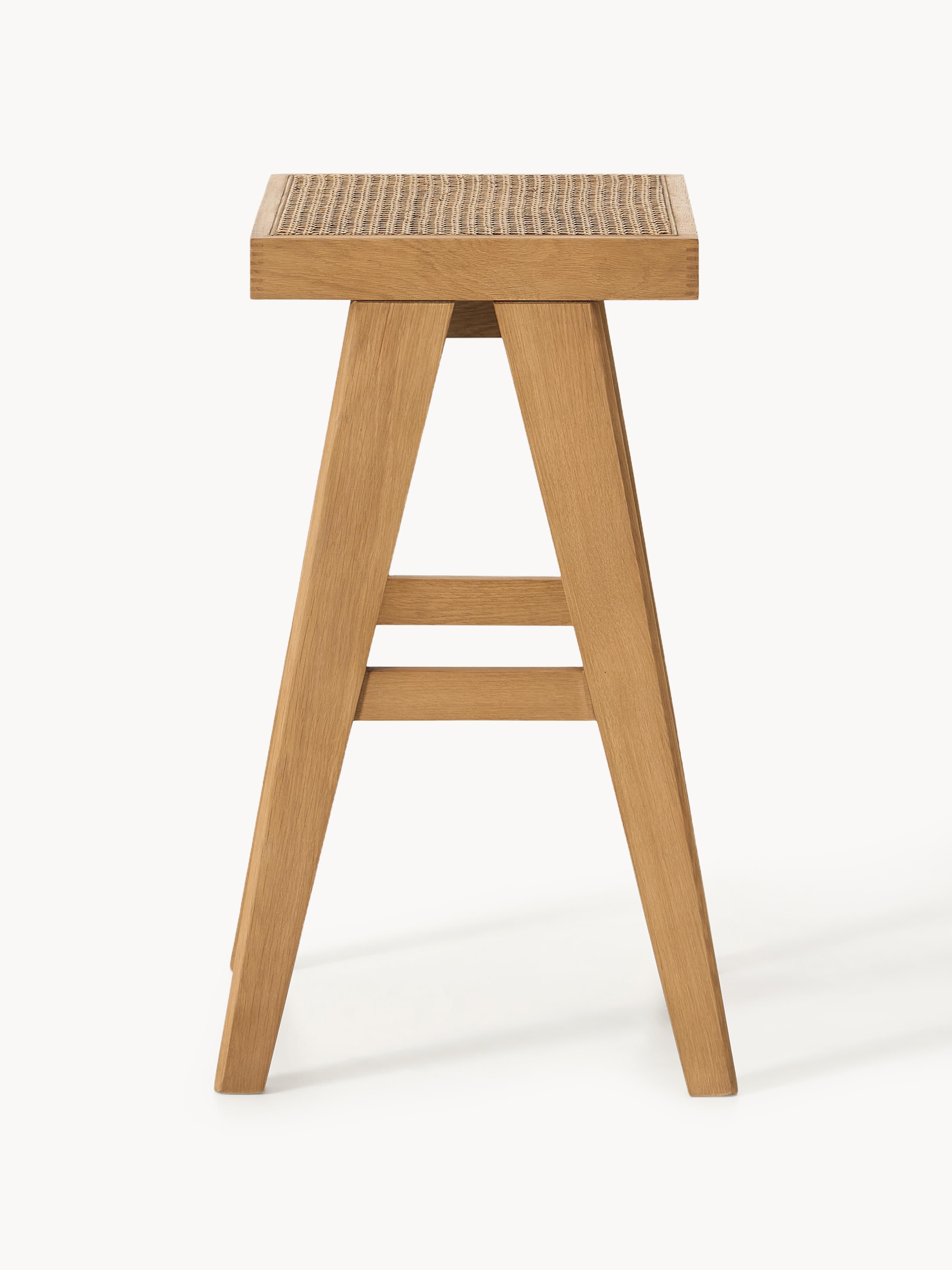 Sissi Bar Stool with Viennese Wickerwork