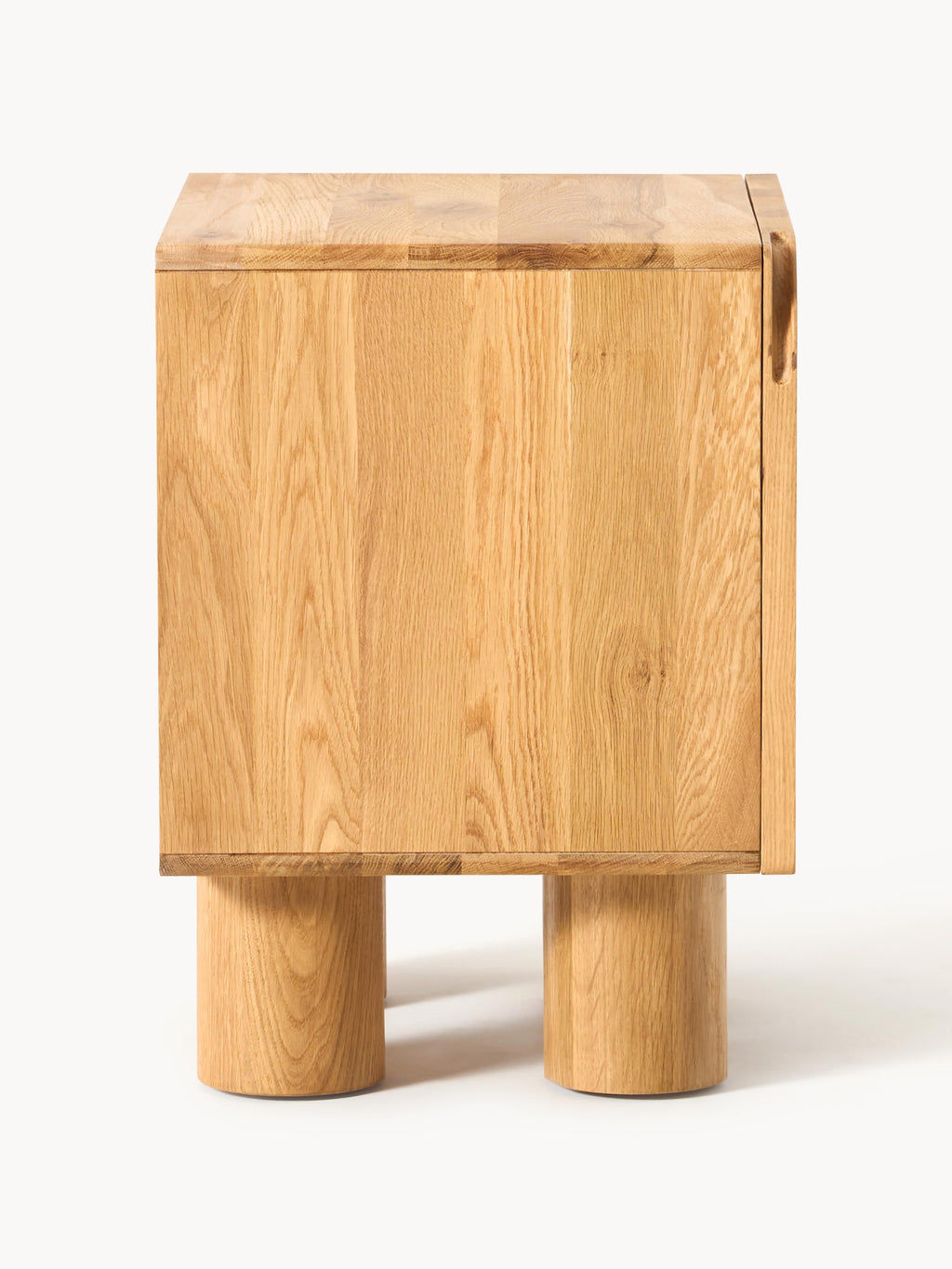 Cadi Oak Wood Bedside Table