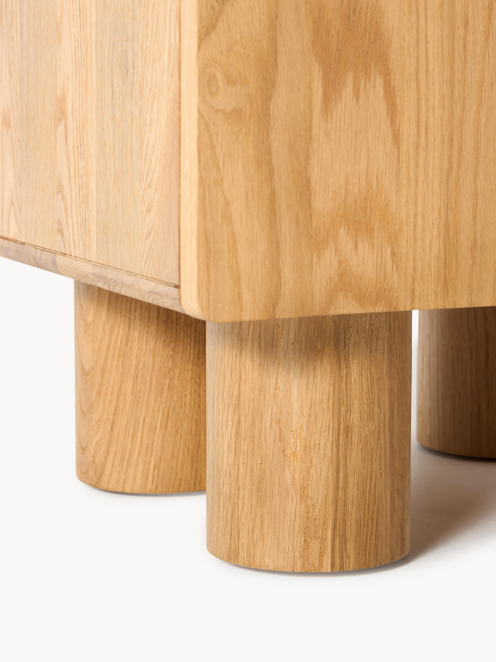 Cadi Oak Wood Bedside Table