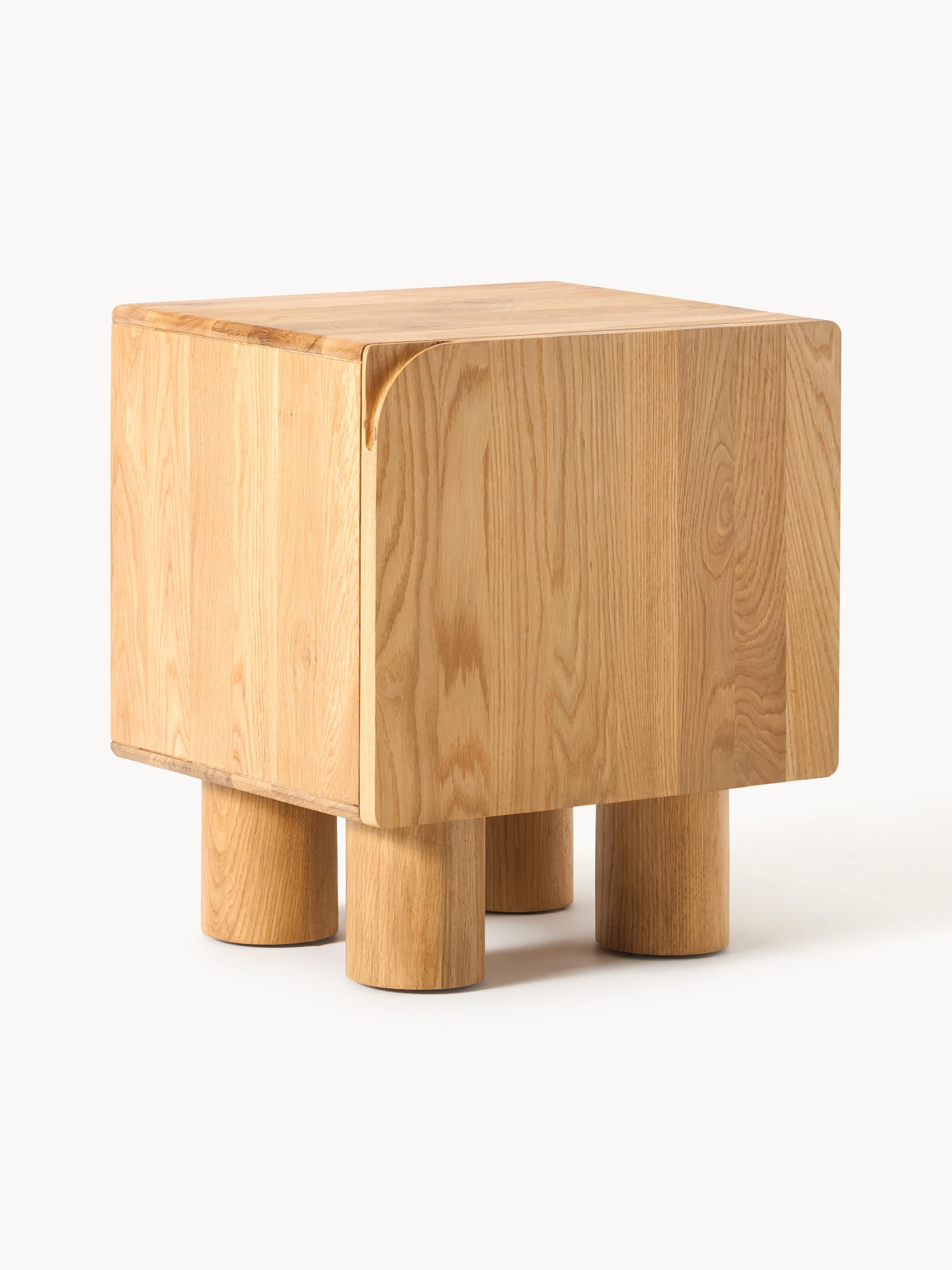 Gallery image 1 - Oak Wood Bedside Table Cadi