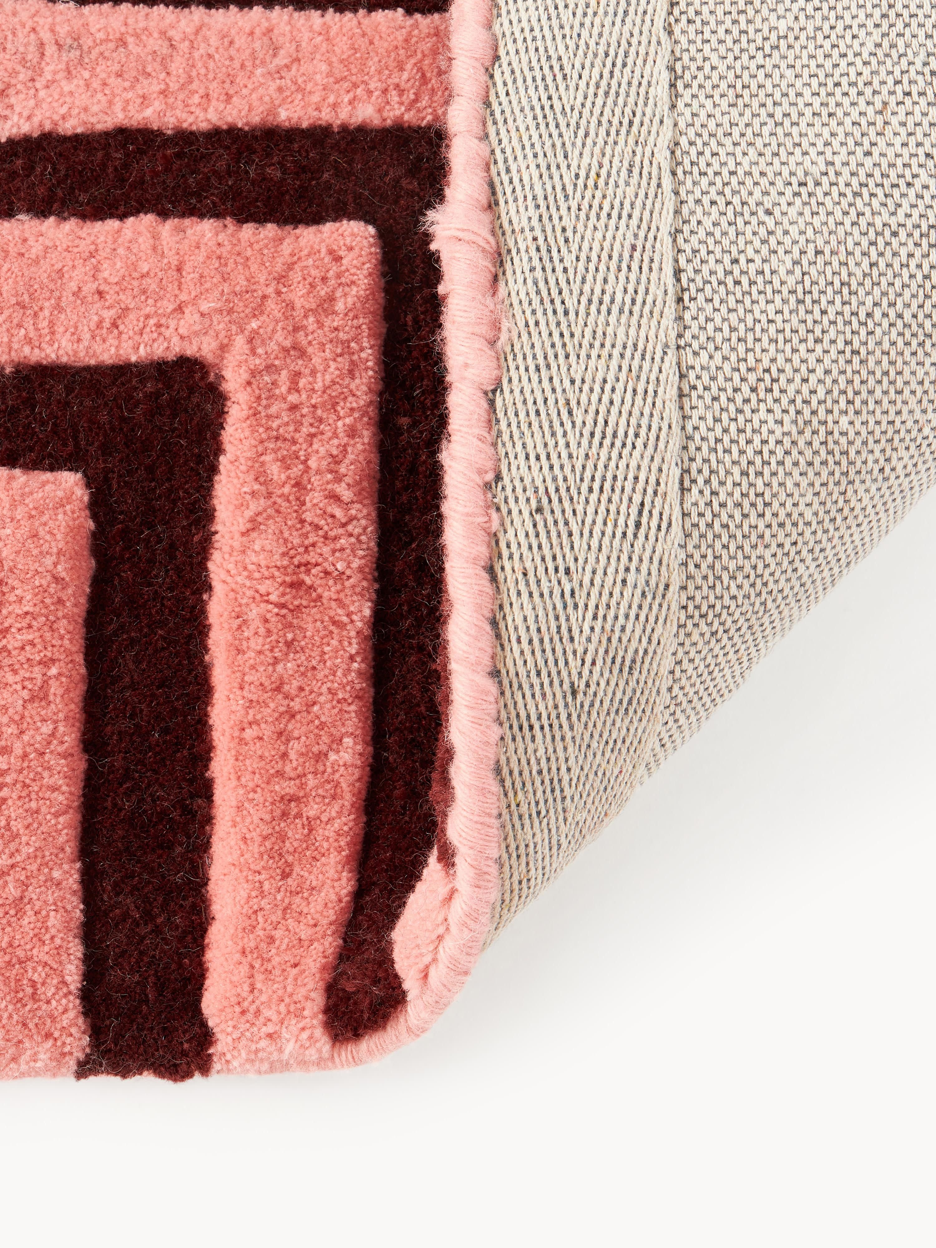 Monty High-Low Wool Rug, Hand-Tufted