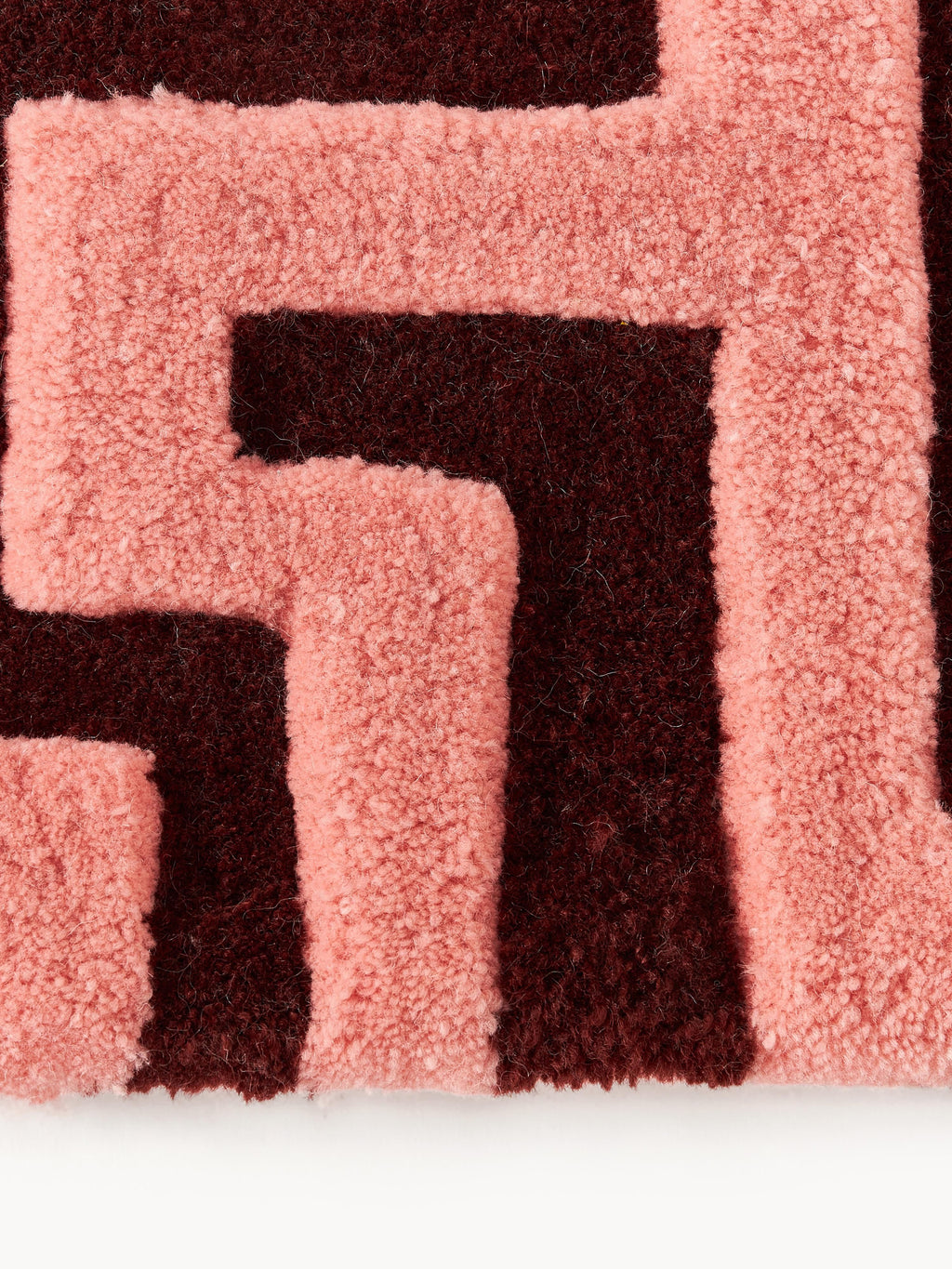 Monty High-Low Wool Rug, Hand-Tufted