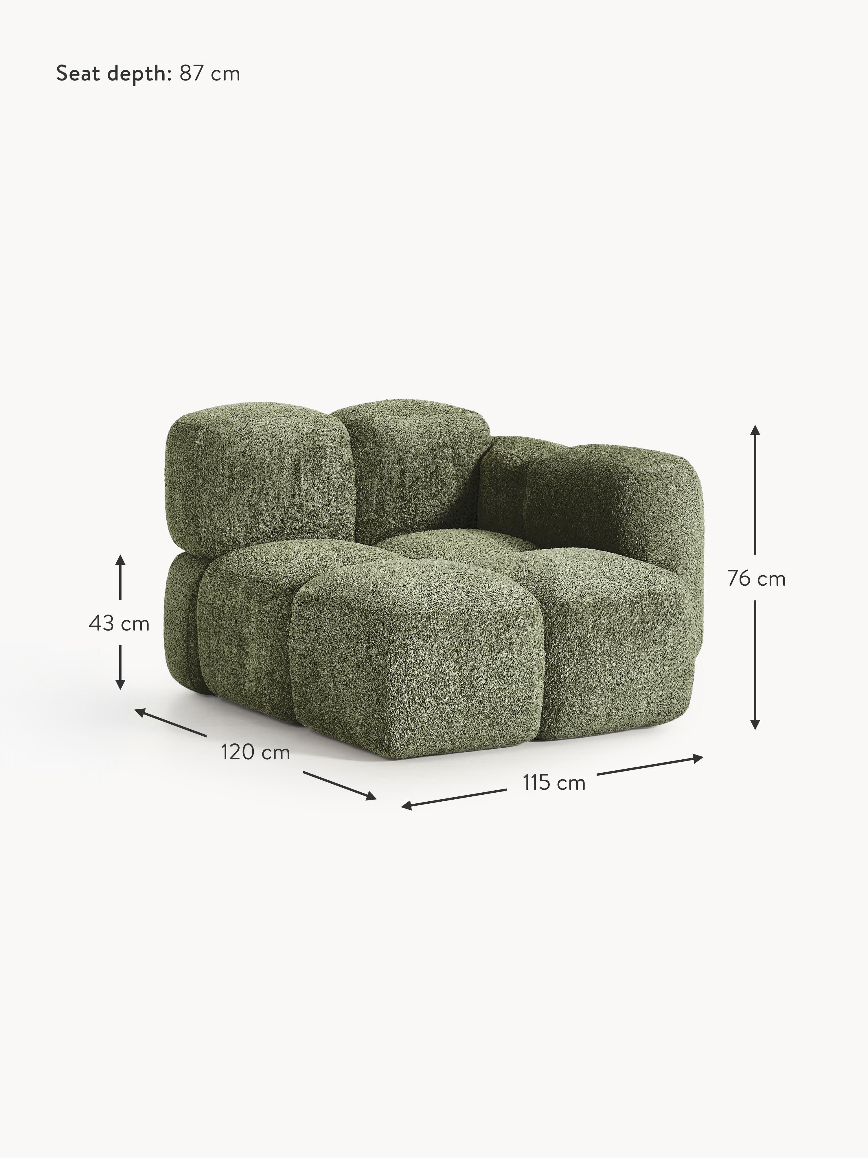 Tayla Teddy Bouclé Corner Module