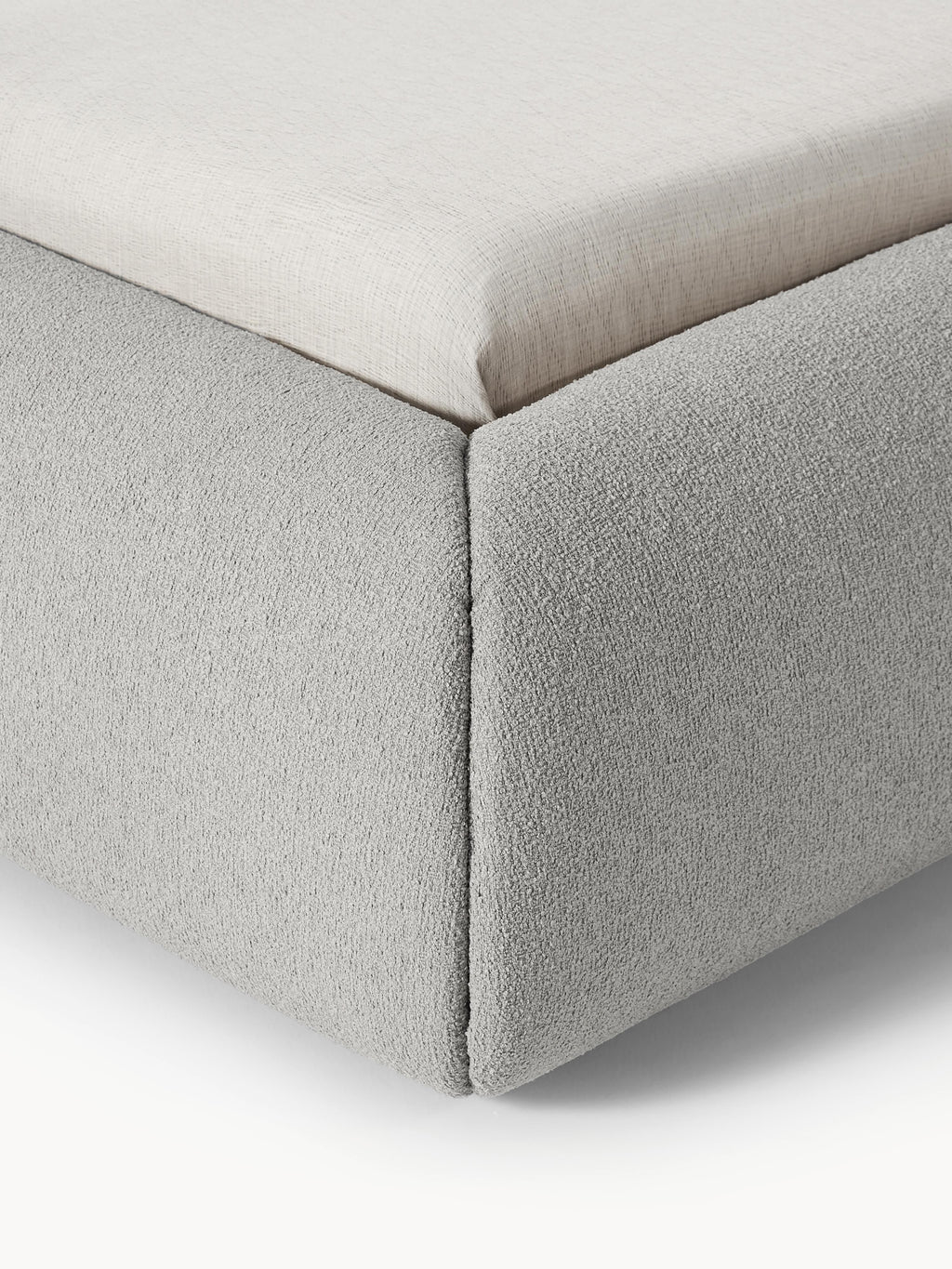 Sofia Upholstered Bouclé Bed