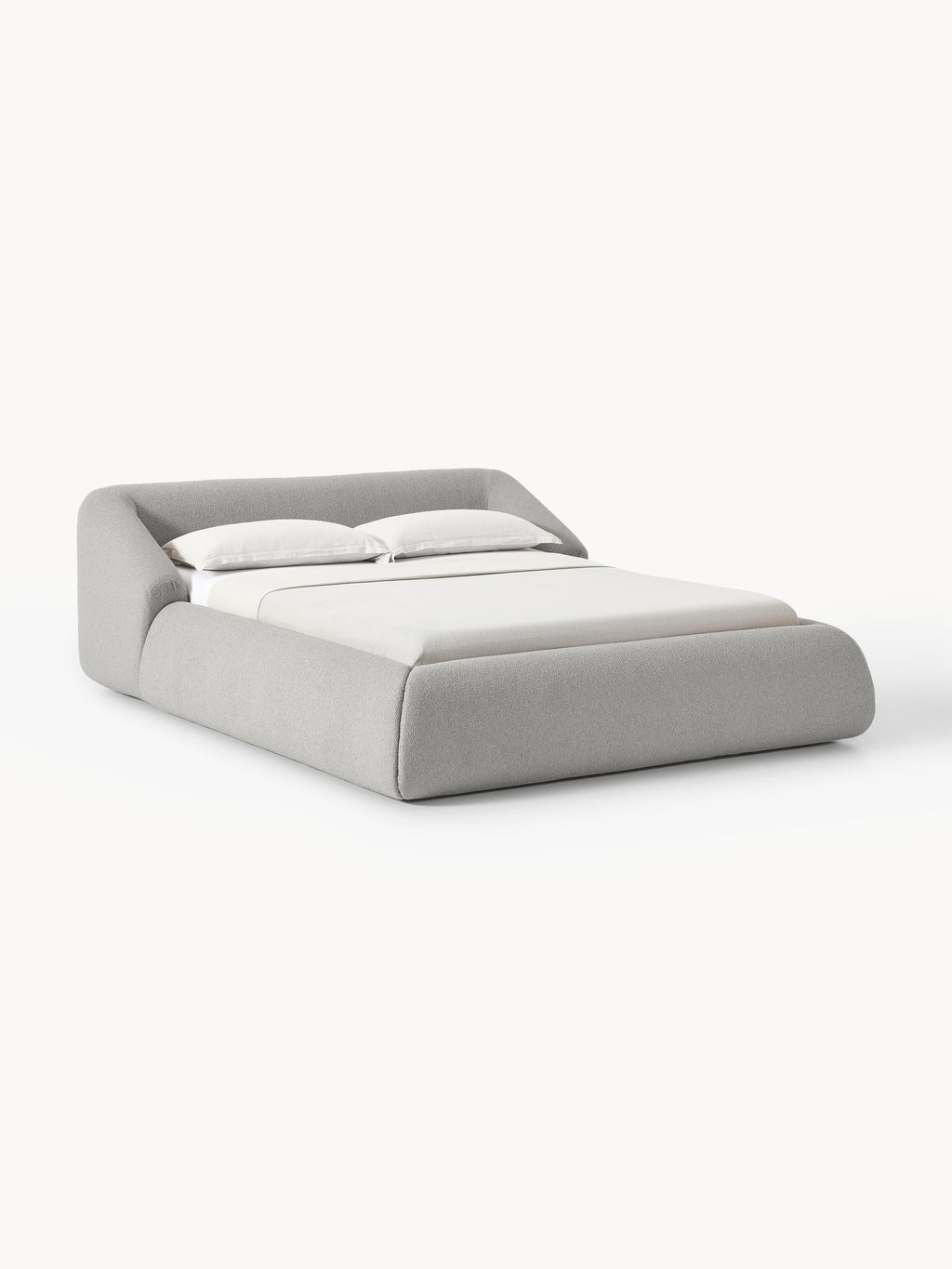 Gallery image 1 - Upholstered Bouclé Bed Sofia
