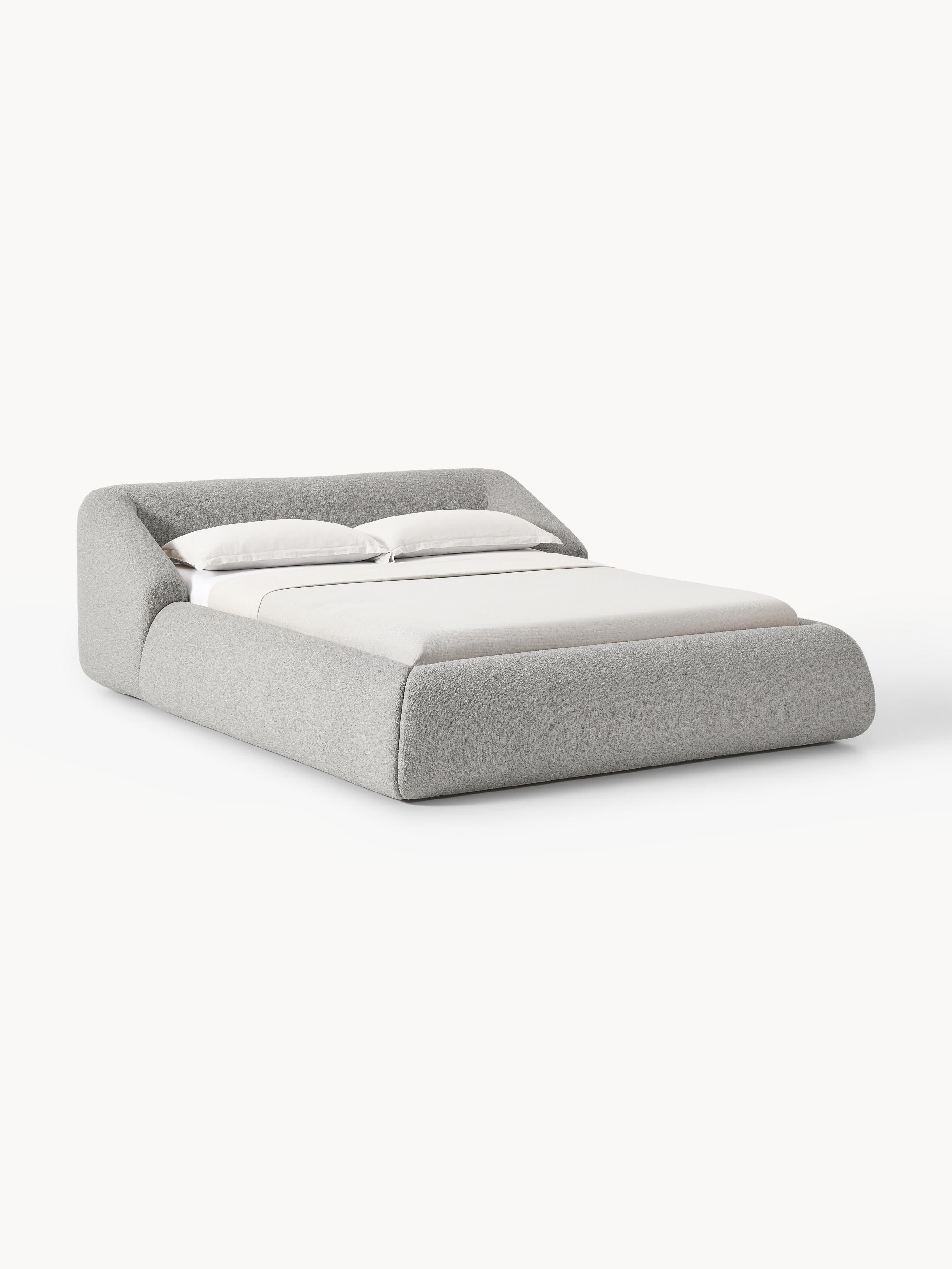 Gallery image 1 - Upholstered Bouclé Bed Sofia