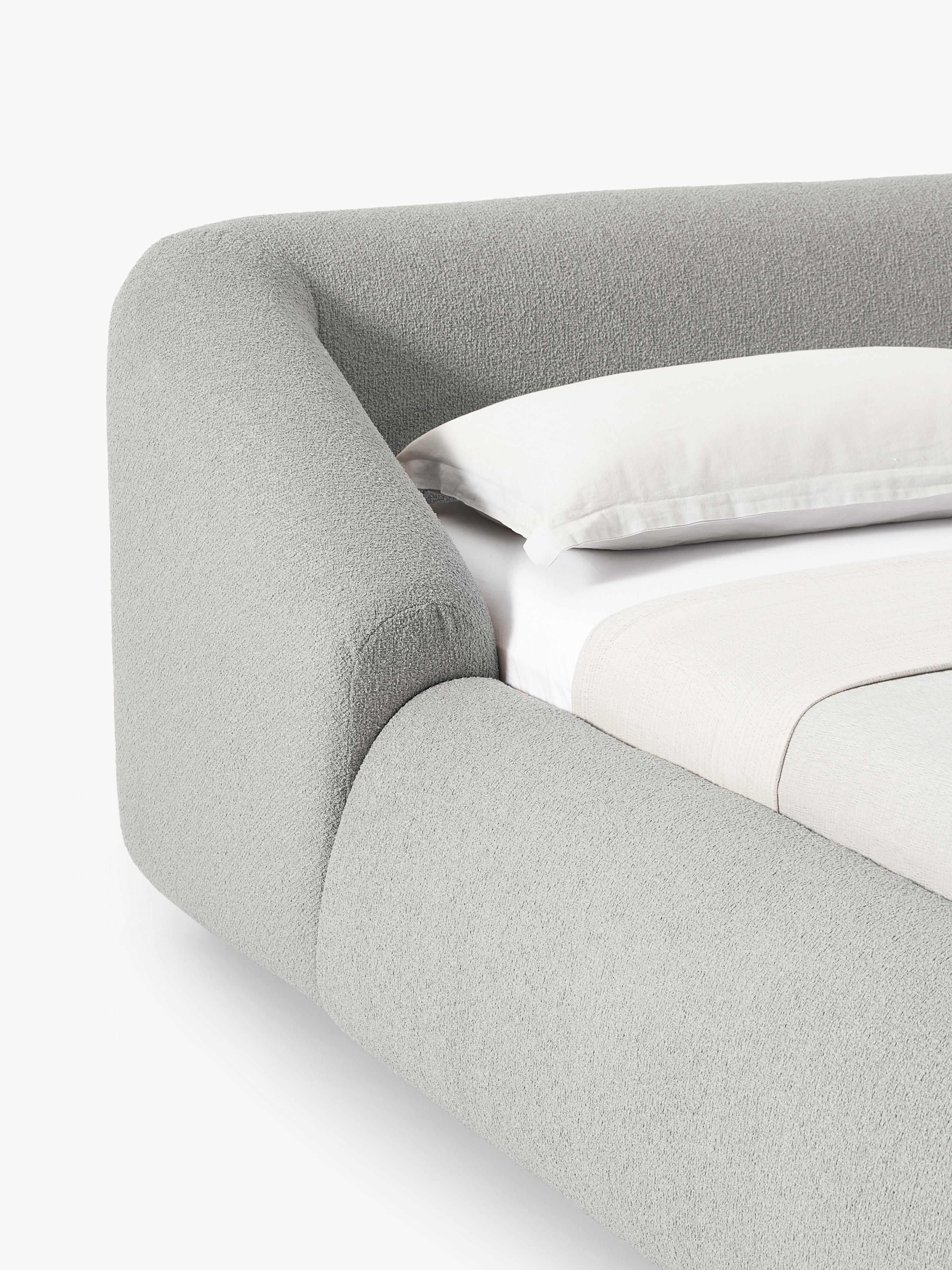 Sofia Upholstered Bouclé Bed
