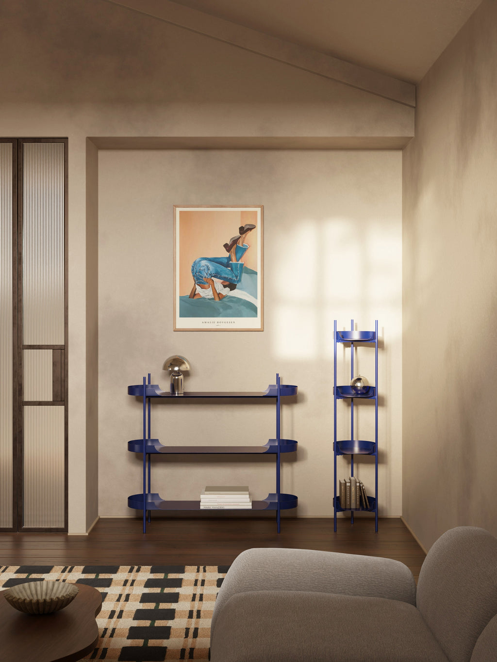 Taru Metal Shelving Unit