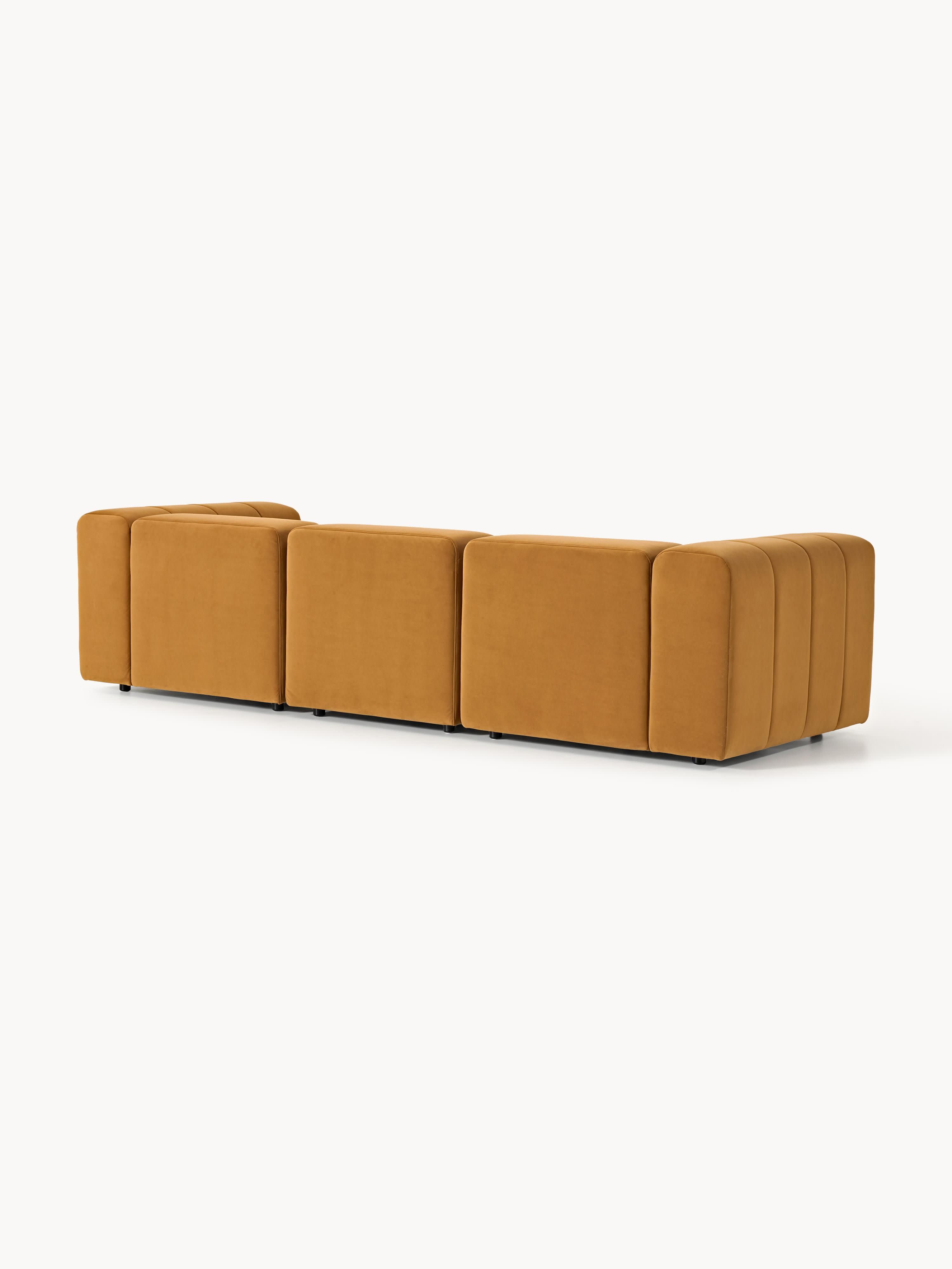 Lena Modular Velvet Sofa (4-seater)