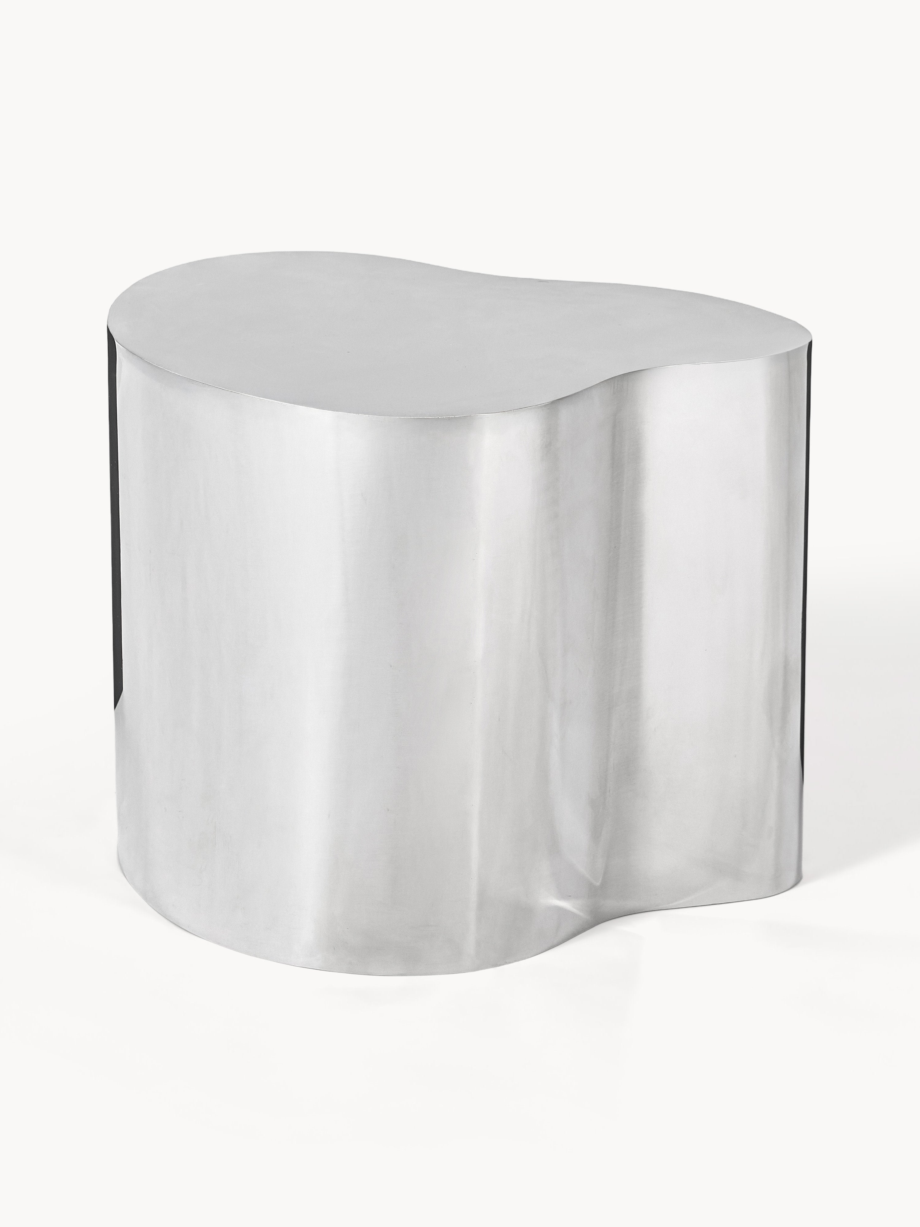 Dale Metal Side Table in Organic Shape