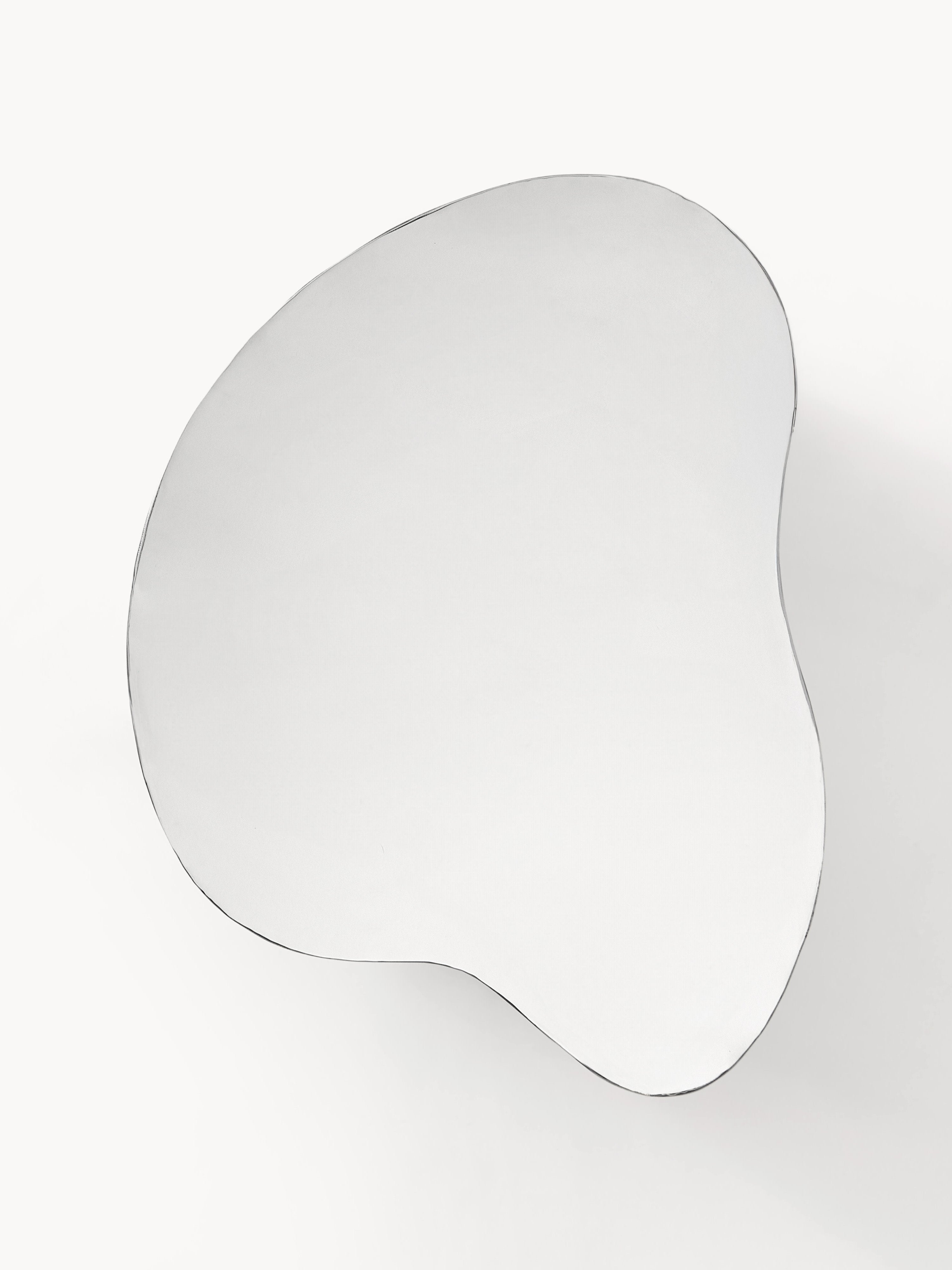 Dale Metal Side Table in Organic Shape