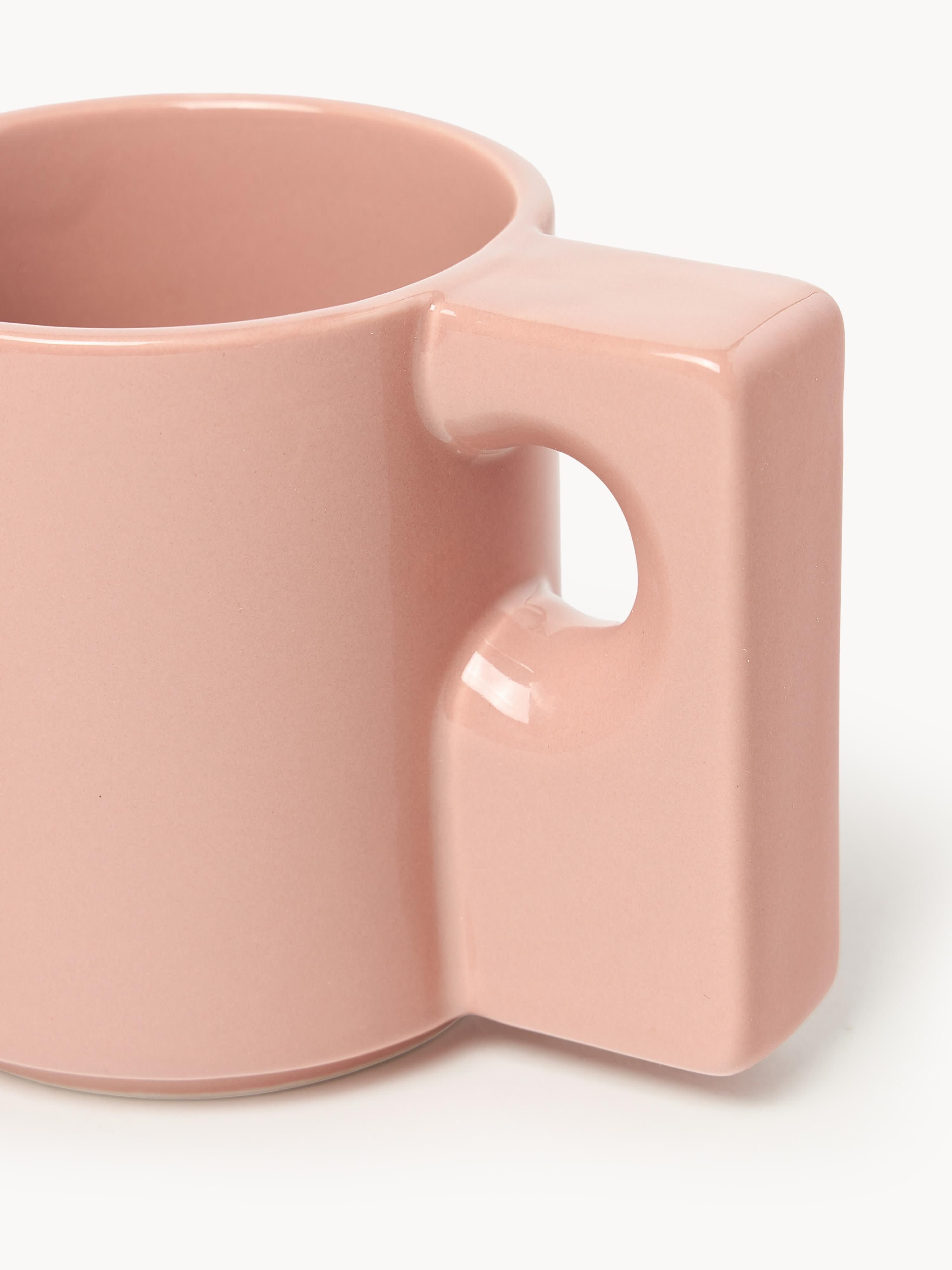 Keira Porcelain Mugs, Set of 2