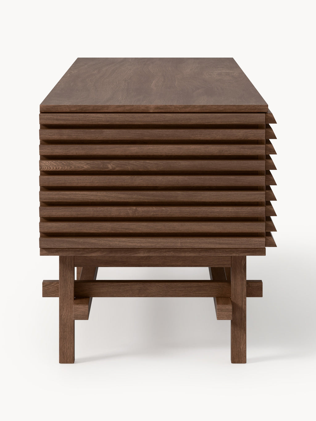 Pierce Small Oak Wood Lowboard