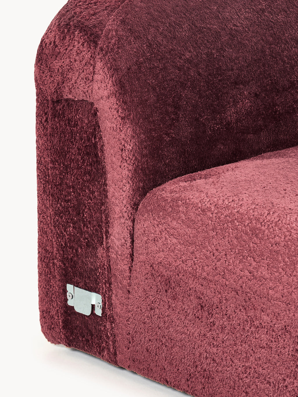 Wolke Round Teddy Bouclé Corner Module