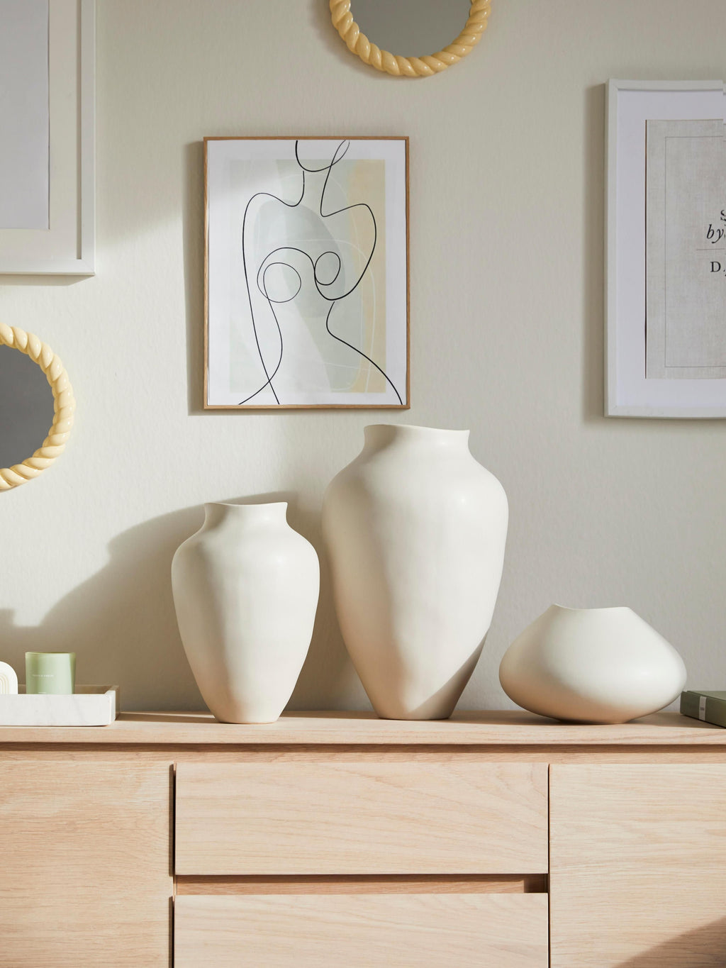 Latona Handmade Vase, H 41 cm