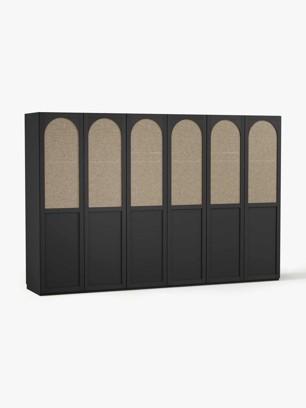 Gallery image 1 - Modular Hinged Door Wardrobe Jeanne, 300 cm Wide, in various sizes