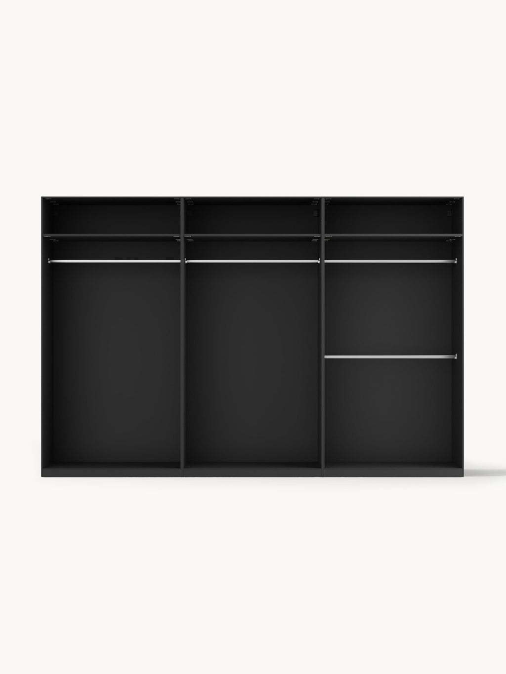 Jeanne Modular Hinged Door Wardrobe, 300 cm Wide, in various sizes
