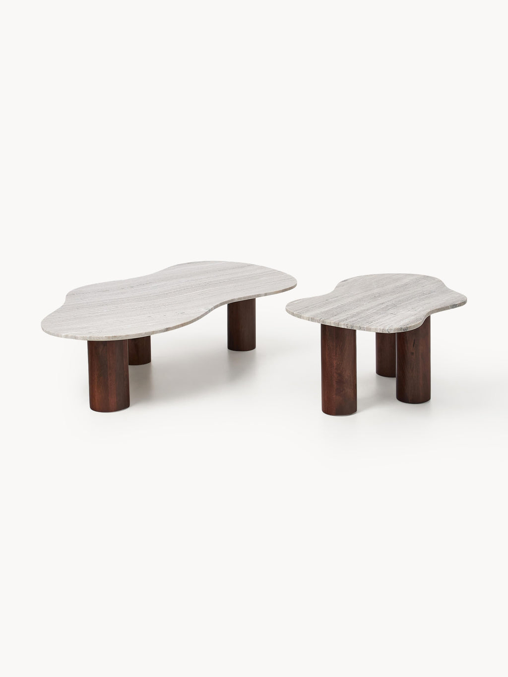Naruto Organic-Shaped Marble Coffee Table