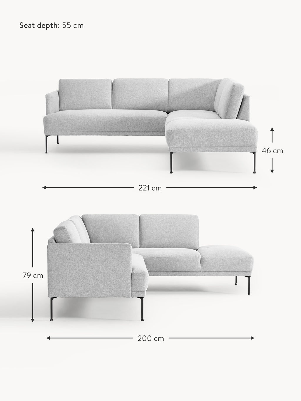 Fluente Corner Sofa