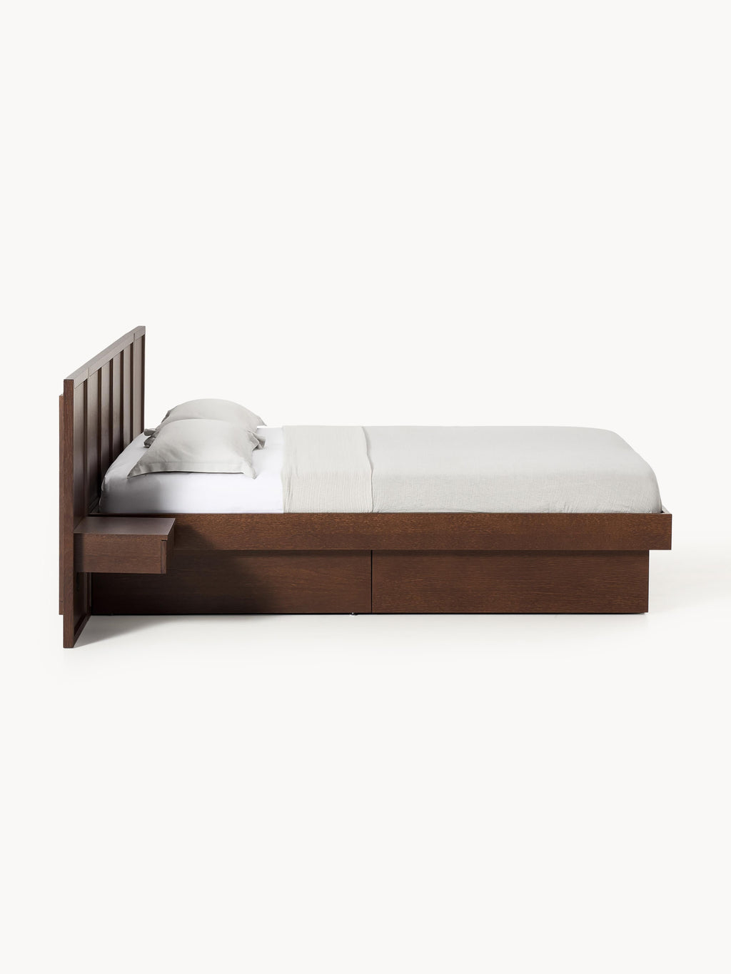 Nanto Wooden Bed with Drawers Tables and Headboard