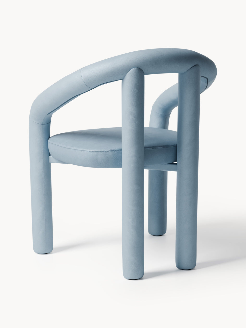 Calan Velvet Arm Chair