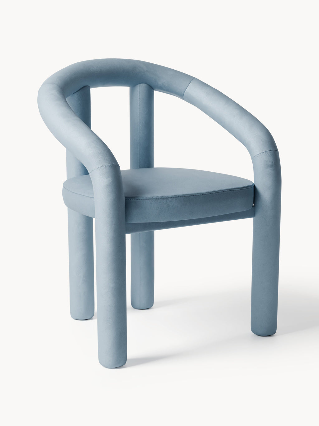 Calan Velvet Arm Chair