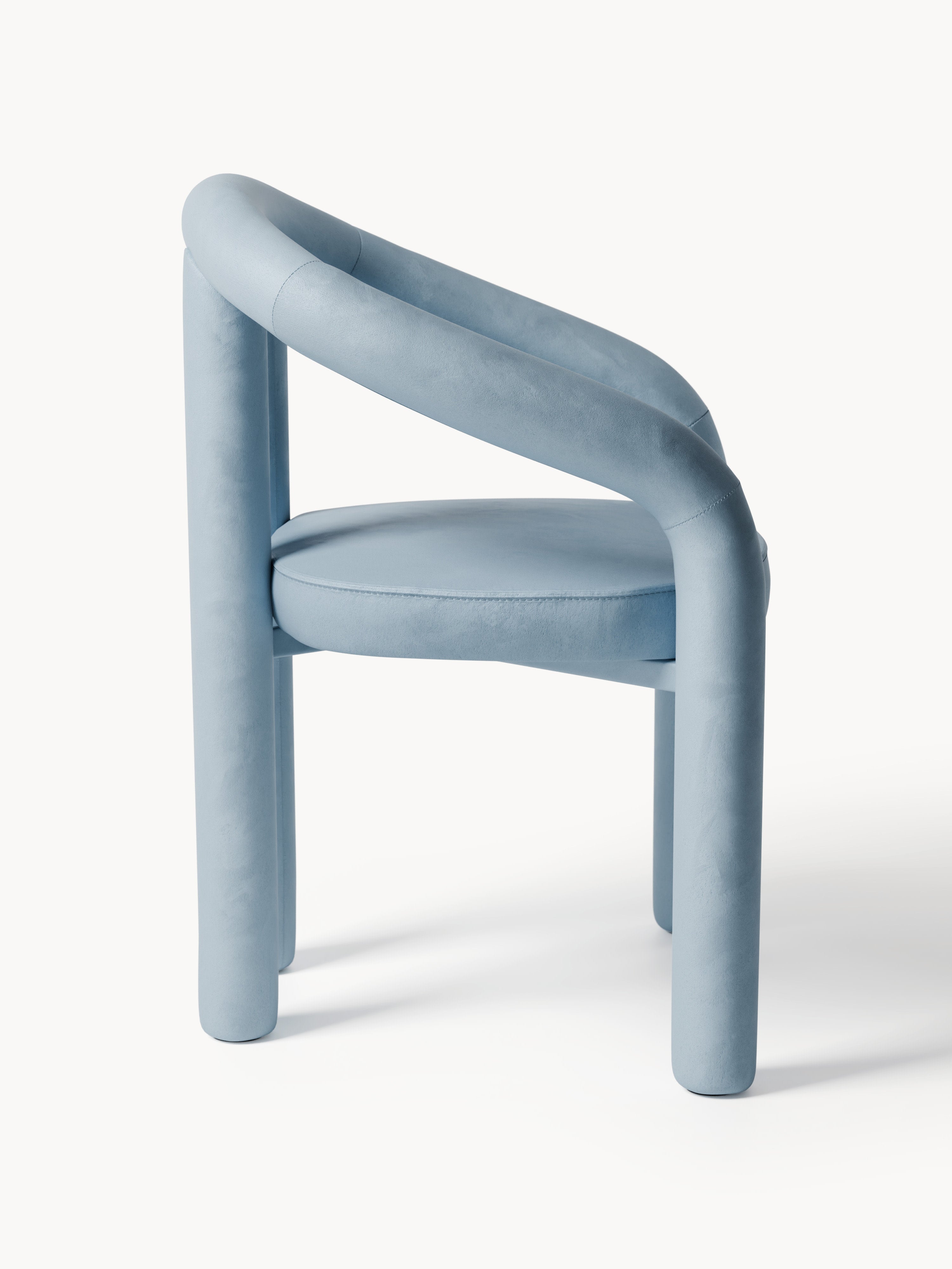 Calan Velvet Arm Chair
