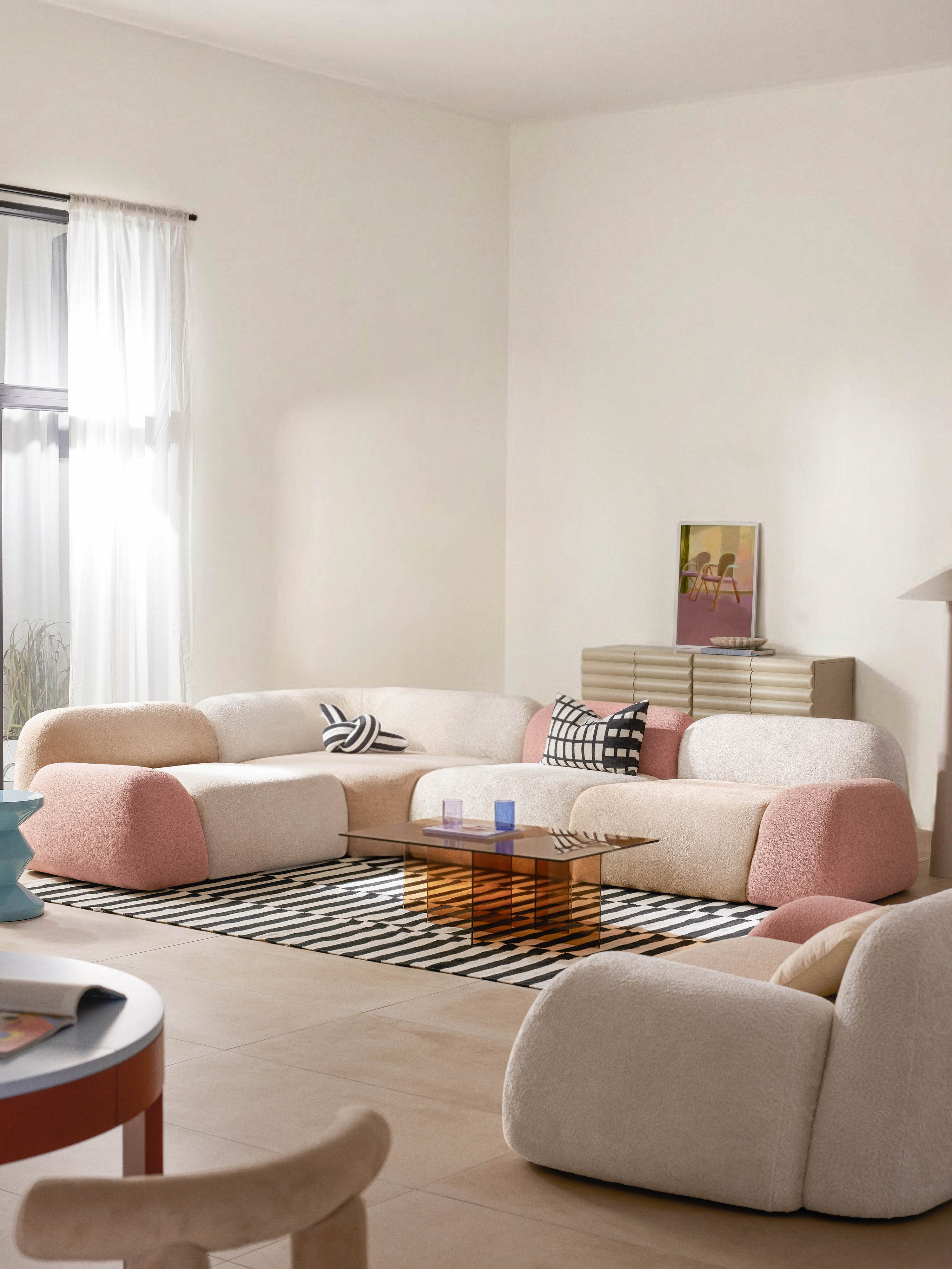Wolke Modular Corner Sofa (4-seater), Fuorisalone Edition