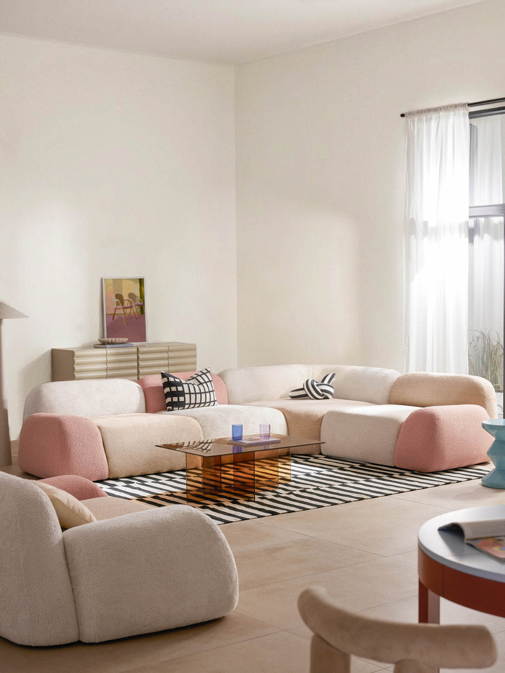Wolke Modular Corner Sofa (4-seater), Fuorisalone Edition