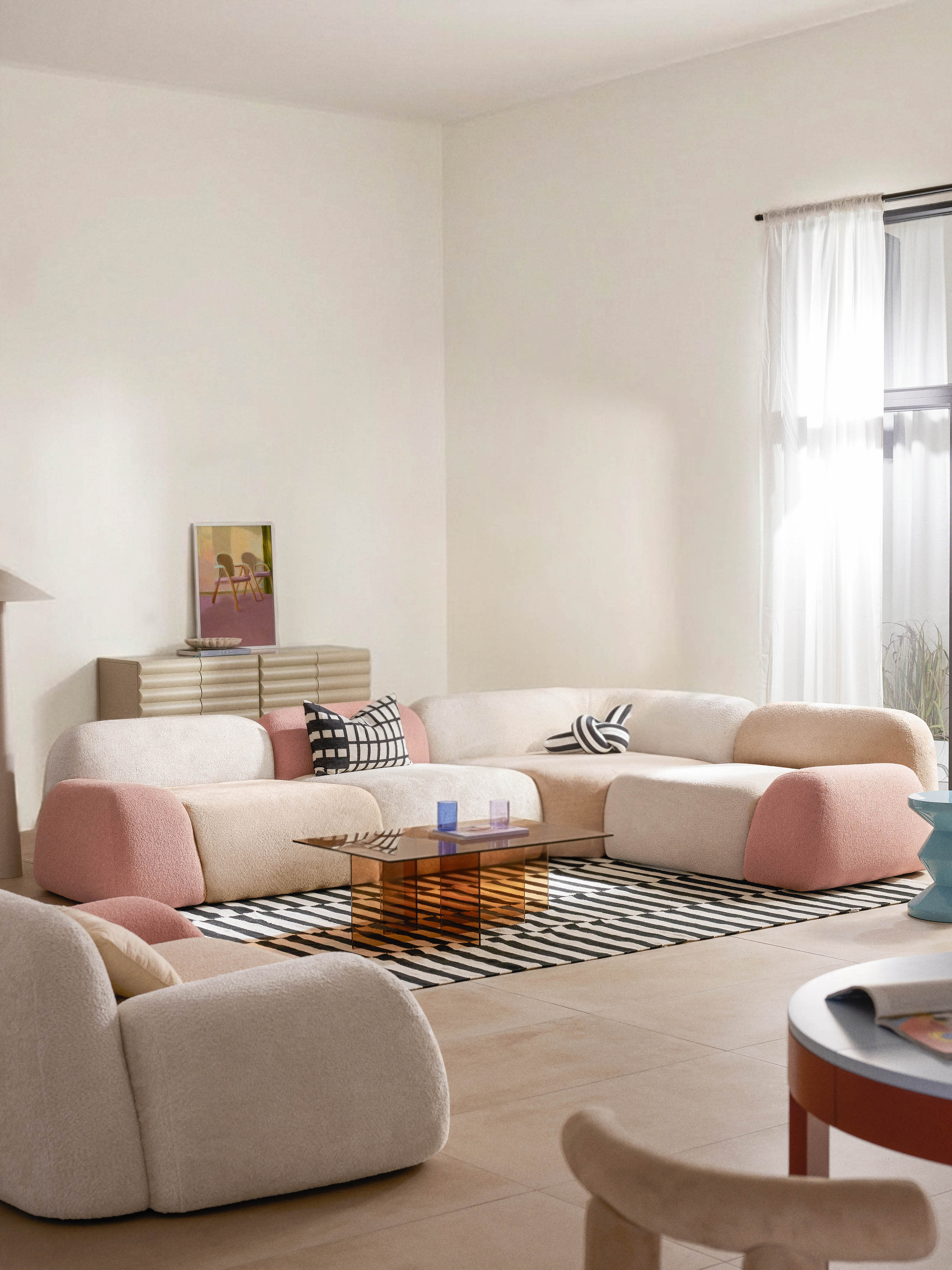Wolke Modular Corner Sofa (4-seater), Fuorisalone Edition