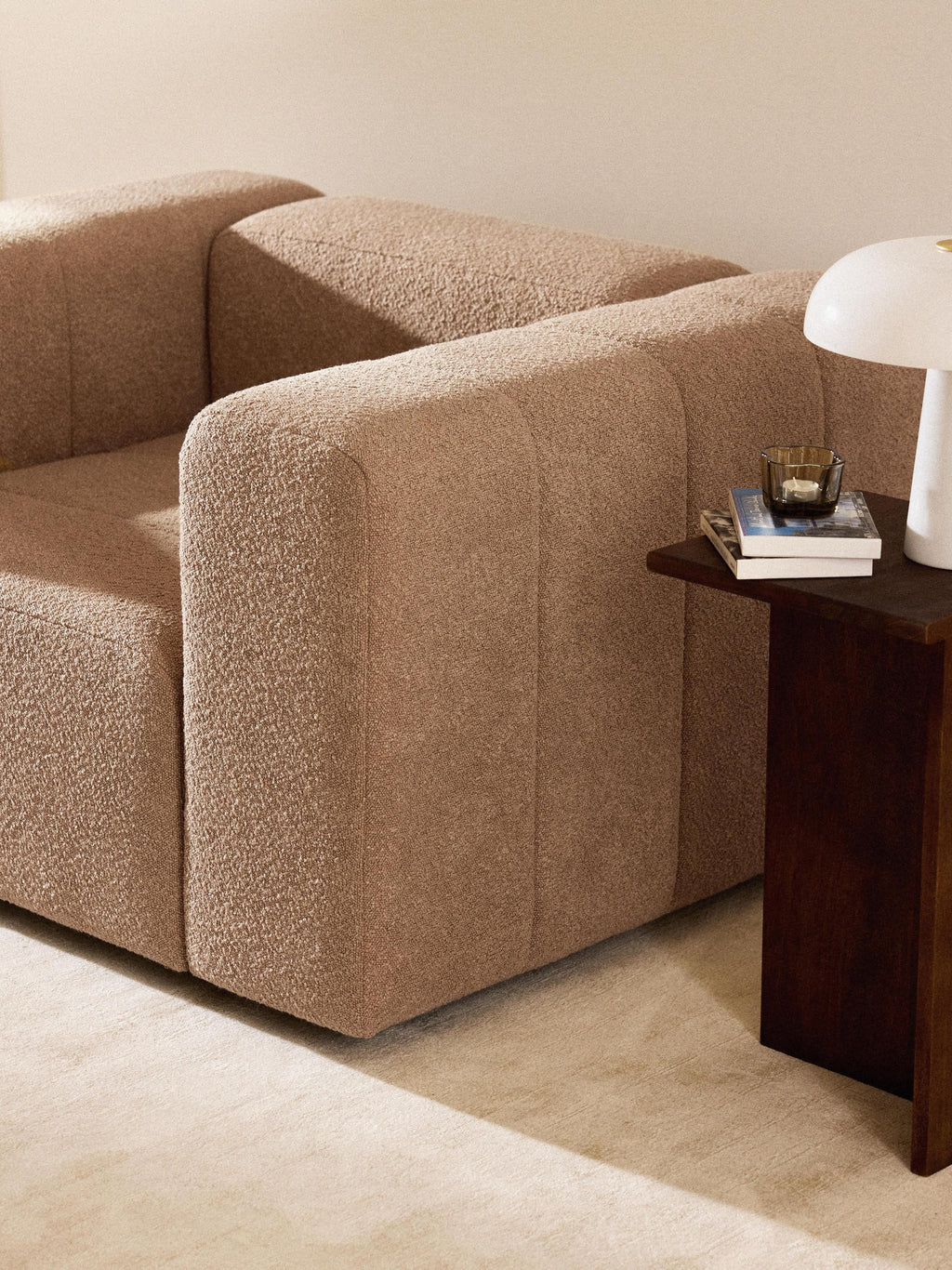 Lena Bouclé Lounge Chair