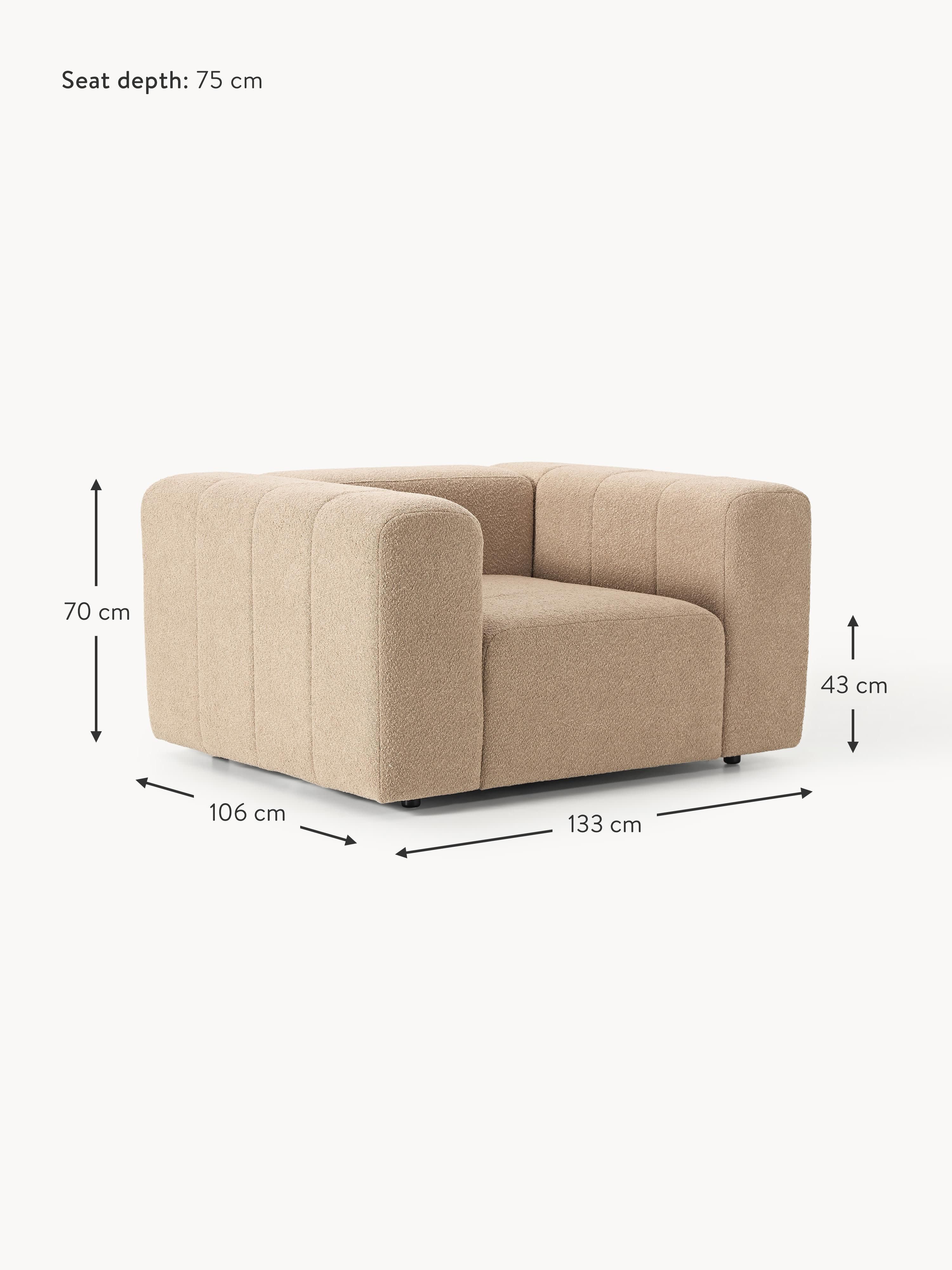 Lena Bouclé Lounge Chair