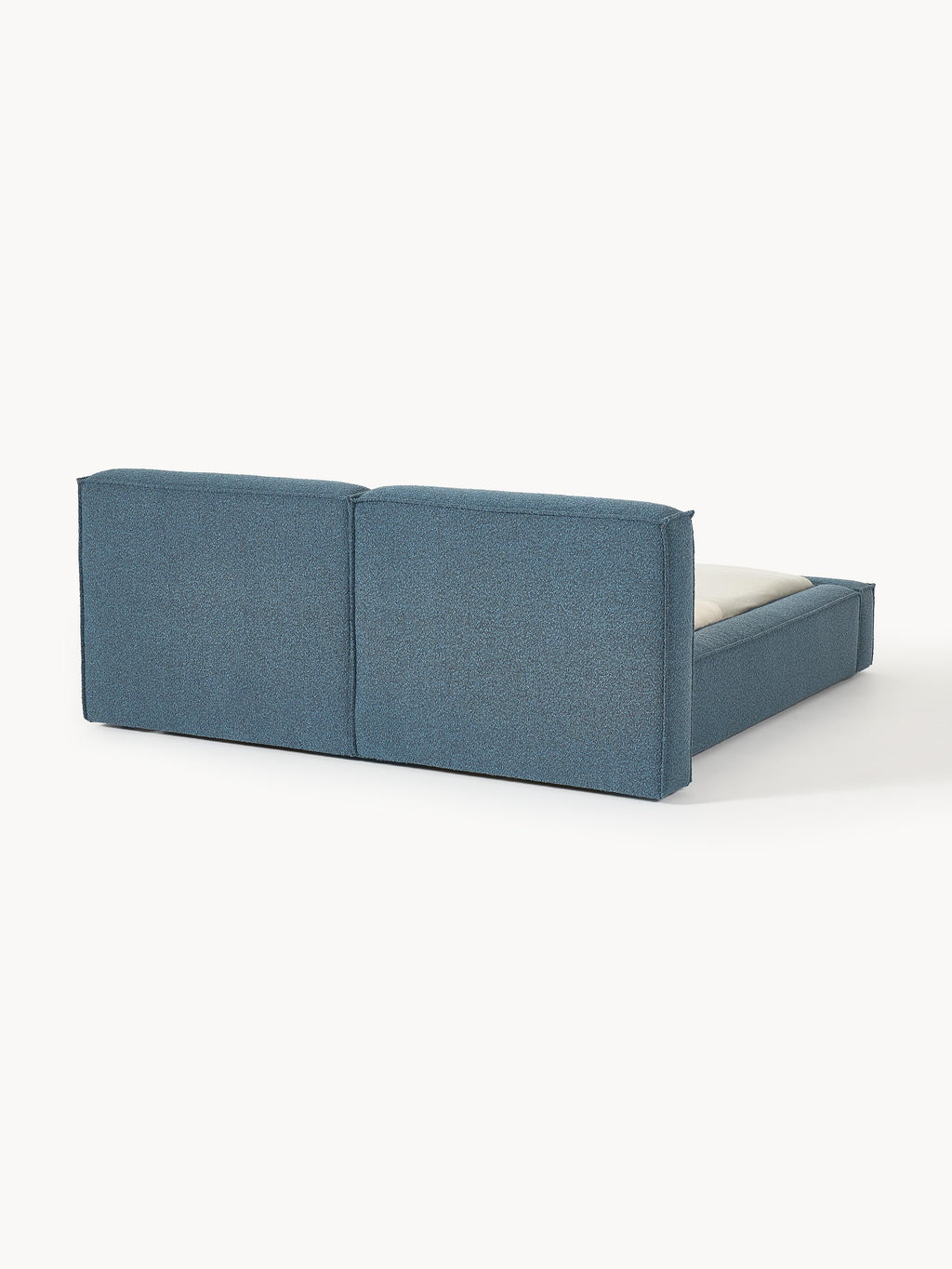 Lennon Upholstered Bouclé Bed with Storage Space