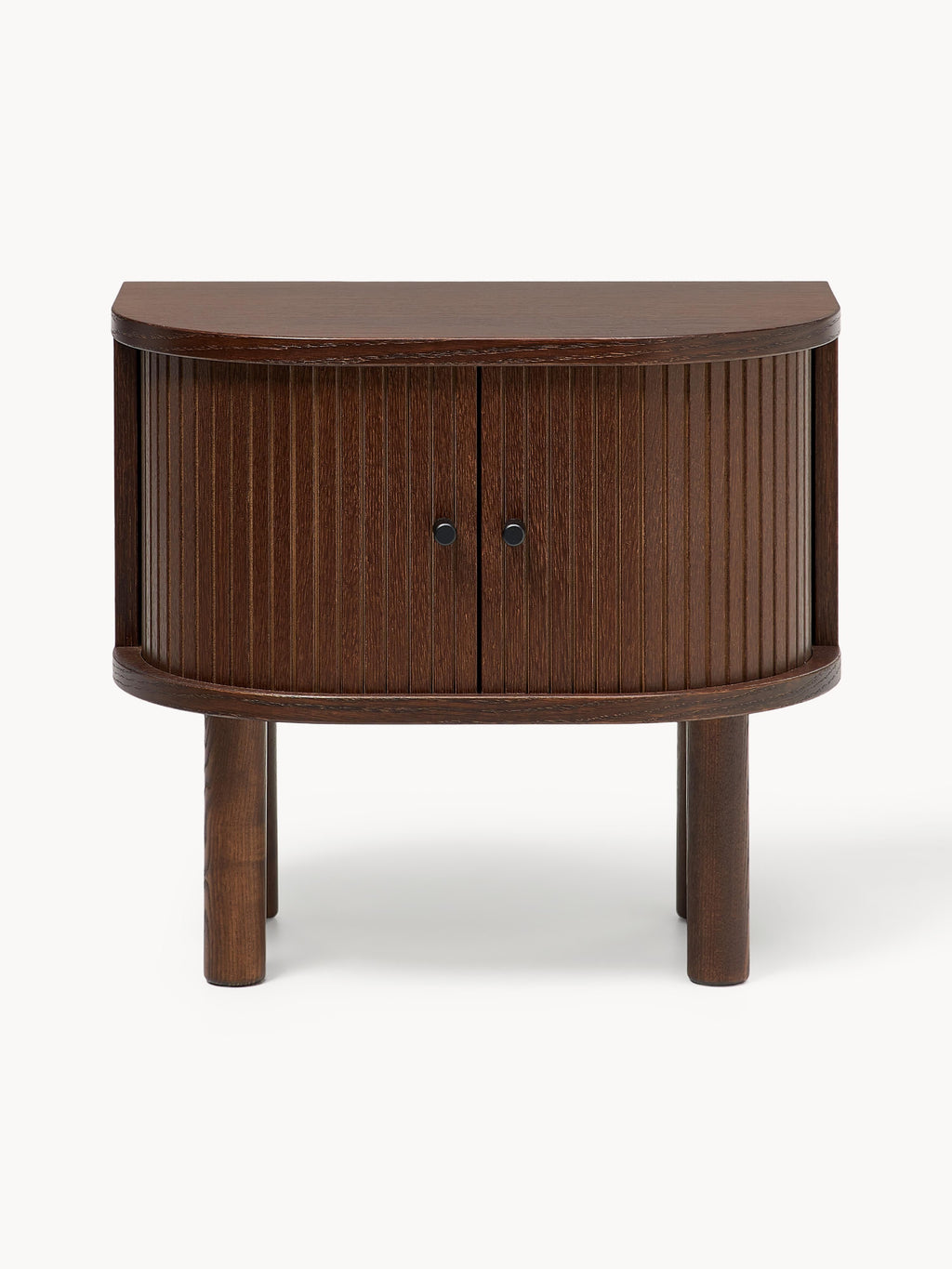 Calary Bedside Table with Fluted Front