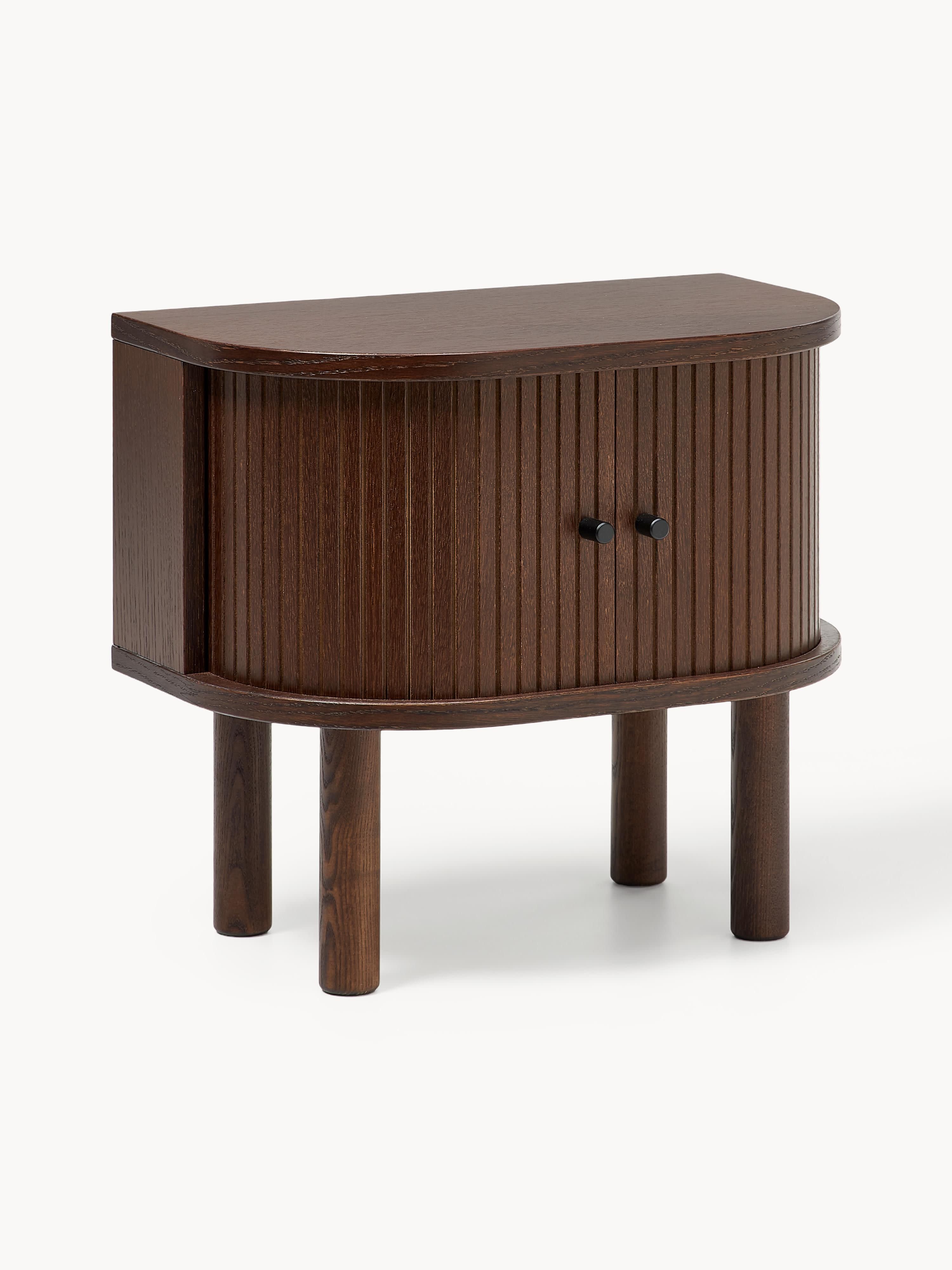 Gallery image 1 - Bedside Table Calary with Fluted Front