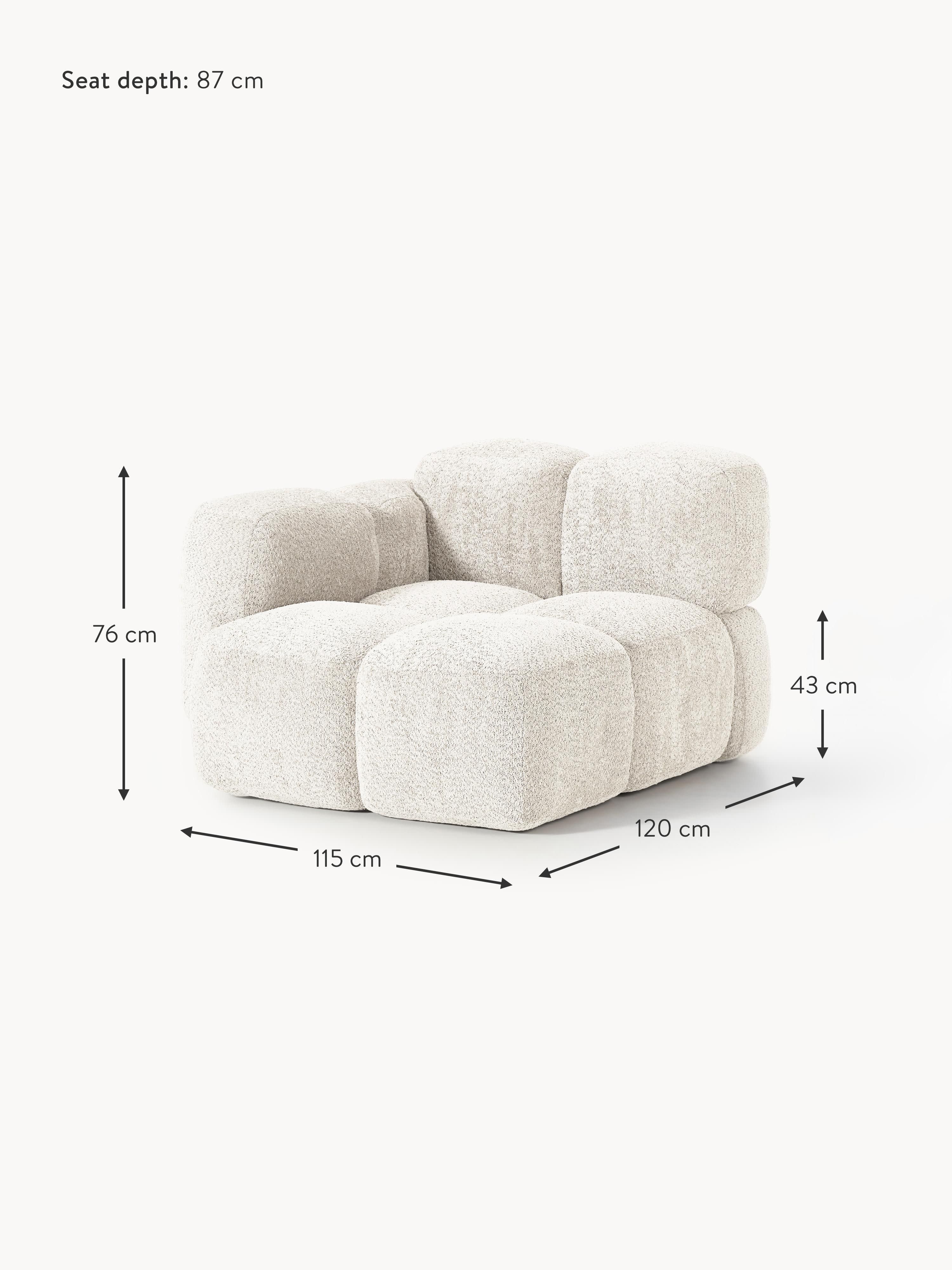 Tayla Teddy Bouclé Corner Module