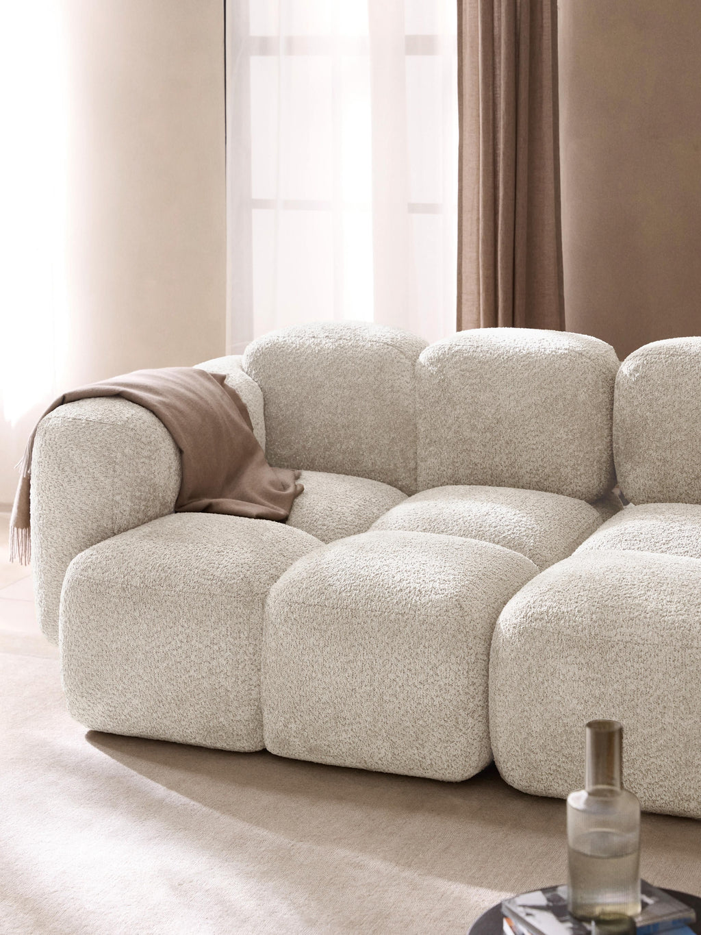 Tayla Teddy Bouclé Corner Module