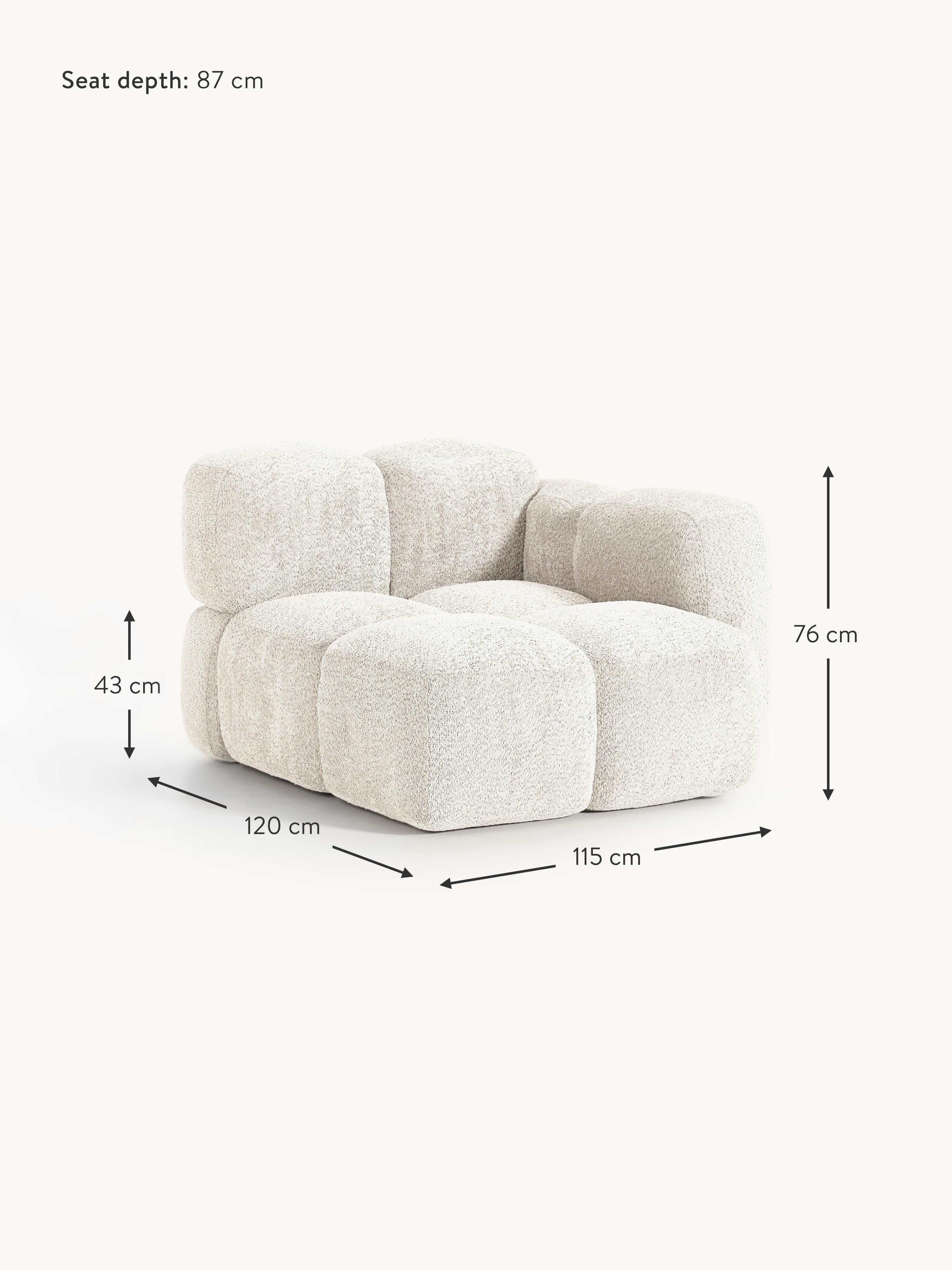 Tayla Teddy Bouclé Corner Module