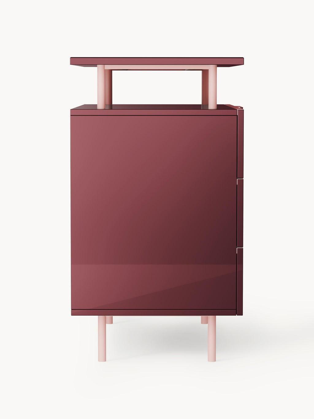 Lennie High Gloss Chest of Drawers