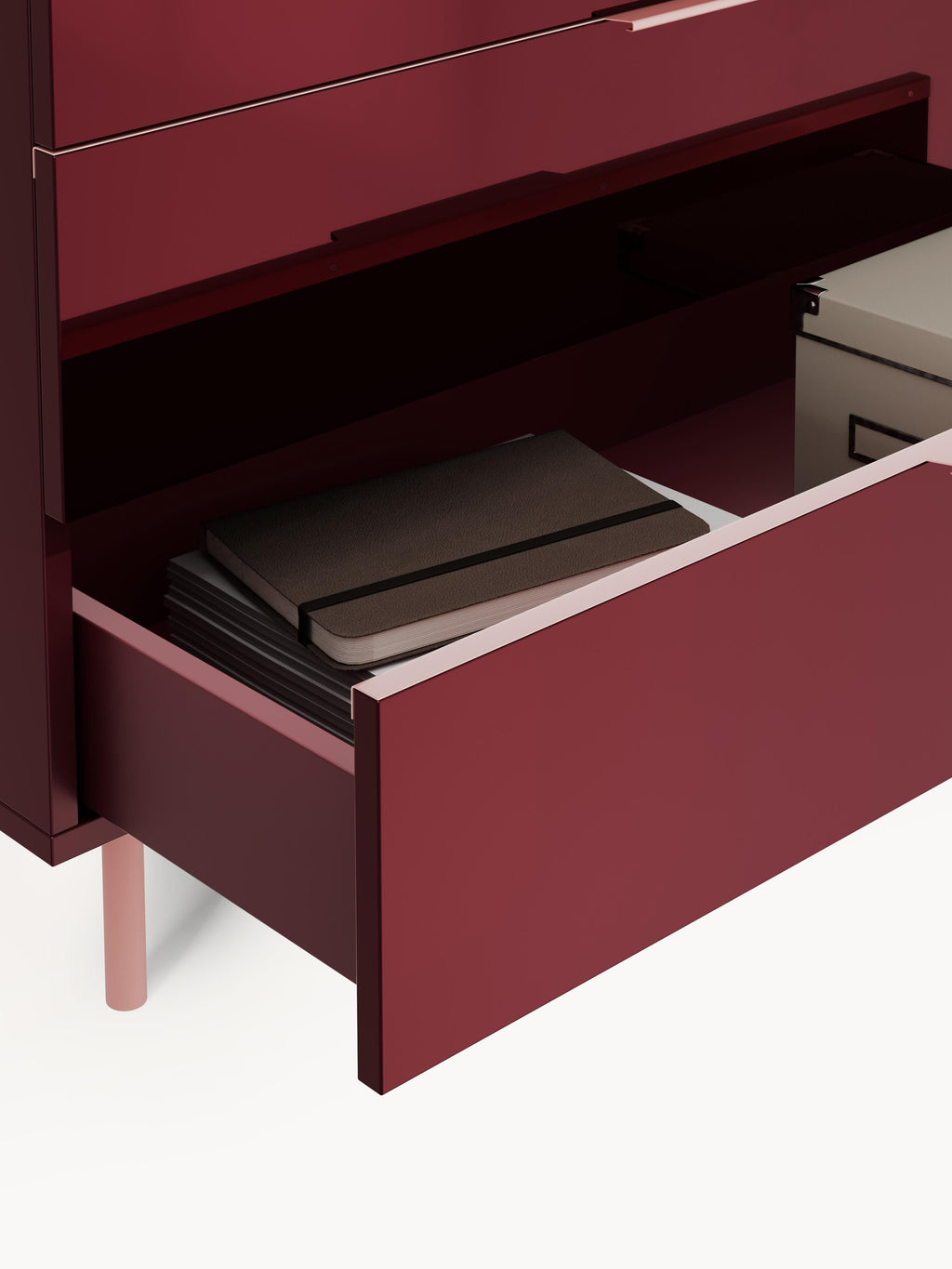 Lennie High Gloss Chest of Drawers